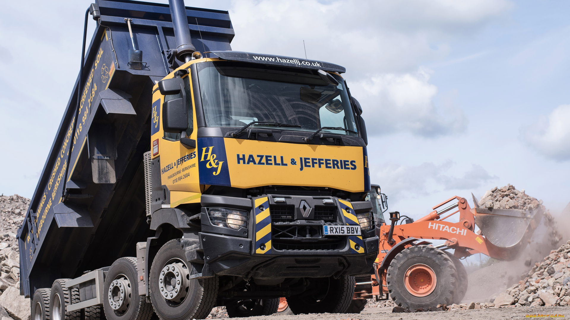 автомобили, renault, uk-spec, tipper, c, 430