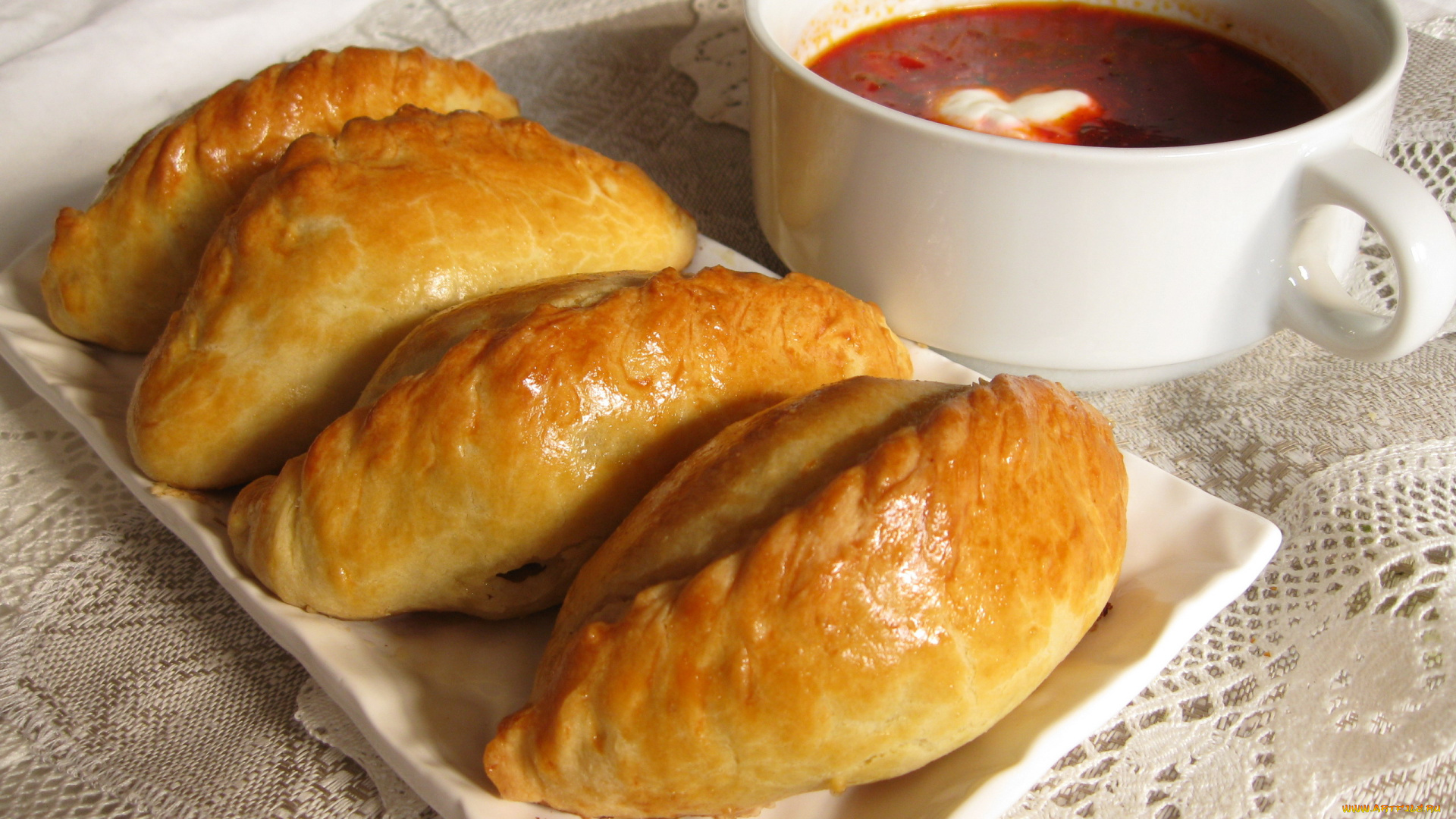 еда, разное, борщ, пирожки