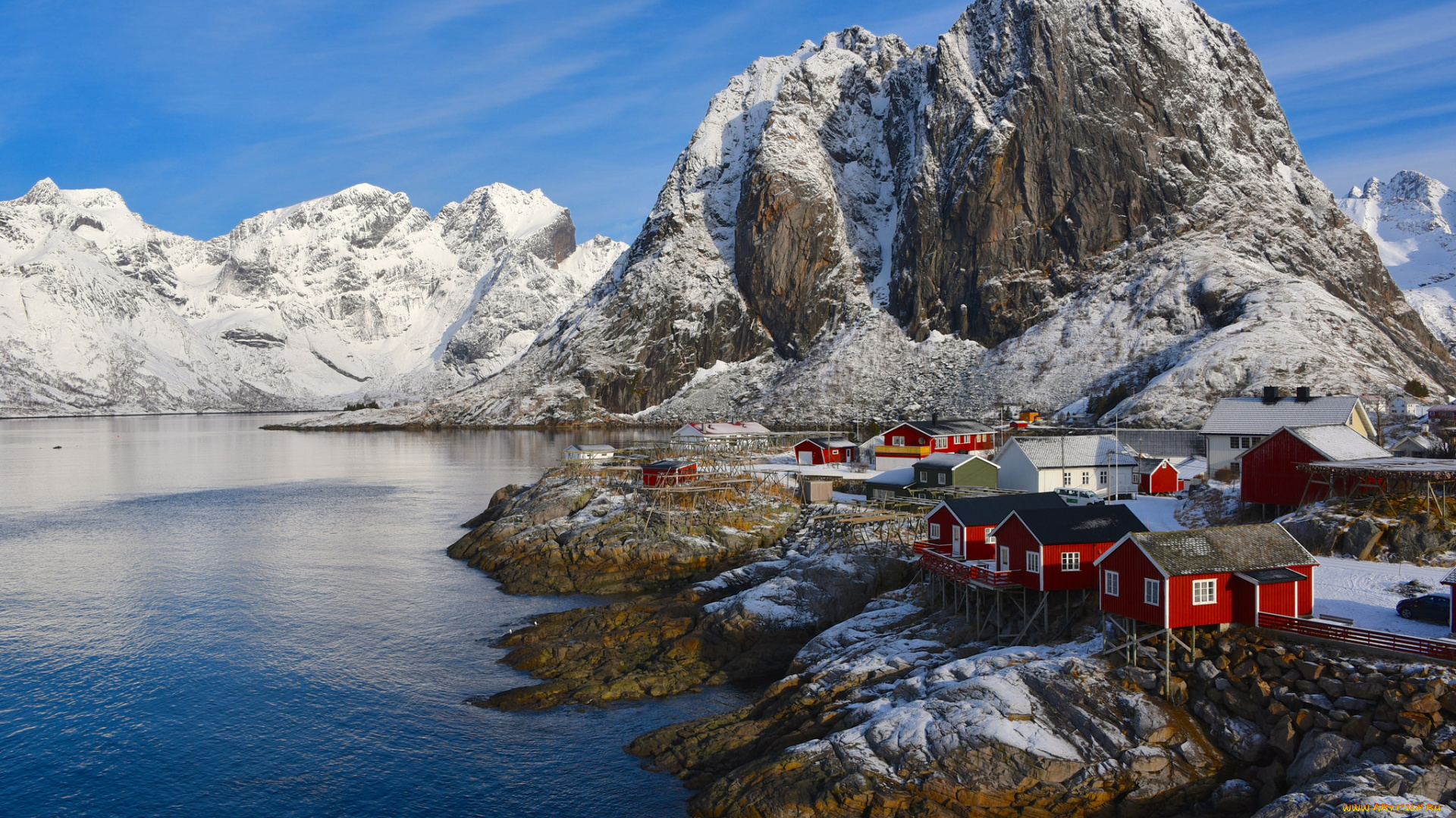 города, -, панорамы, севера