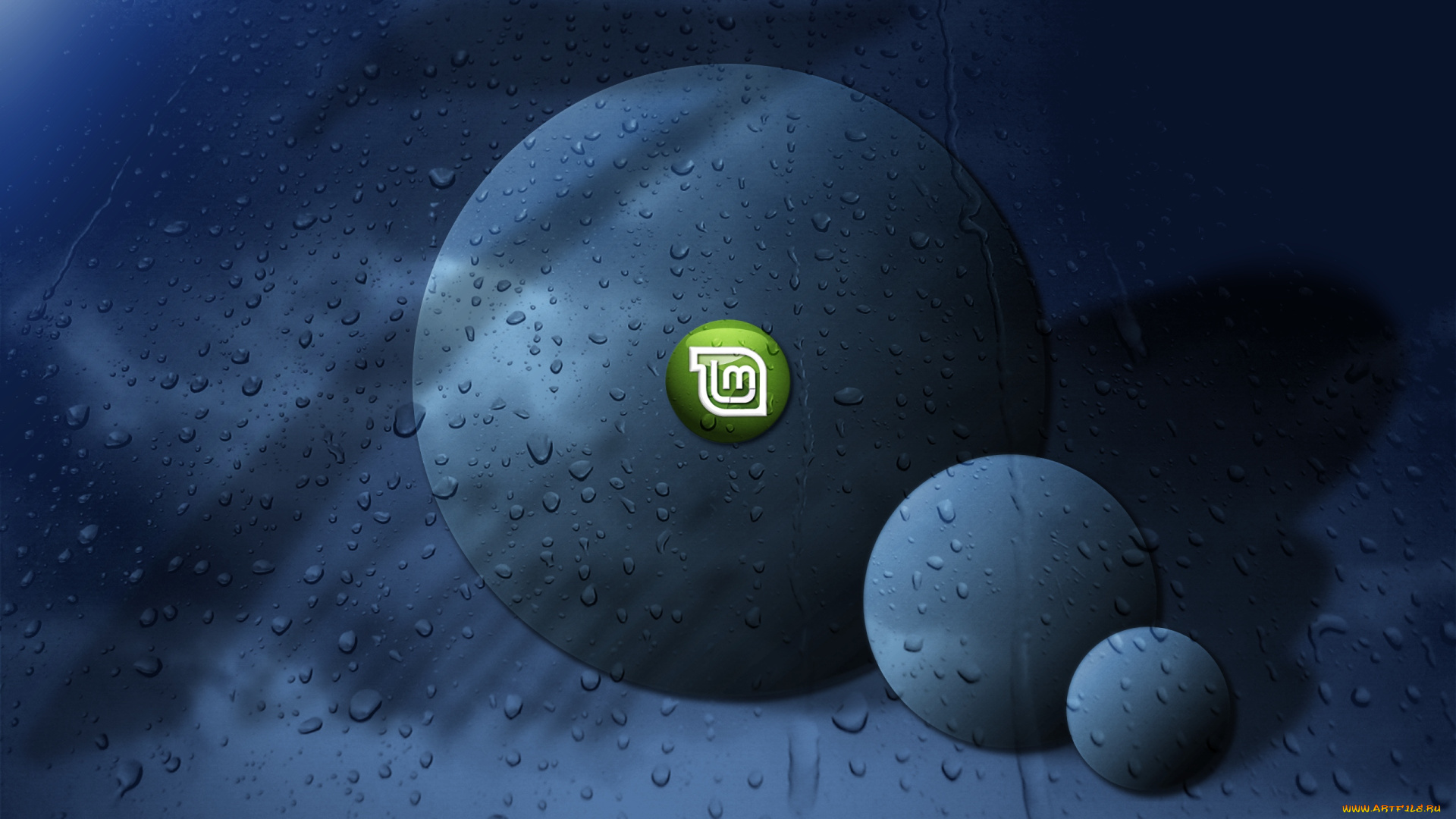 компьютеры, linux, фон, логотип