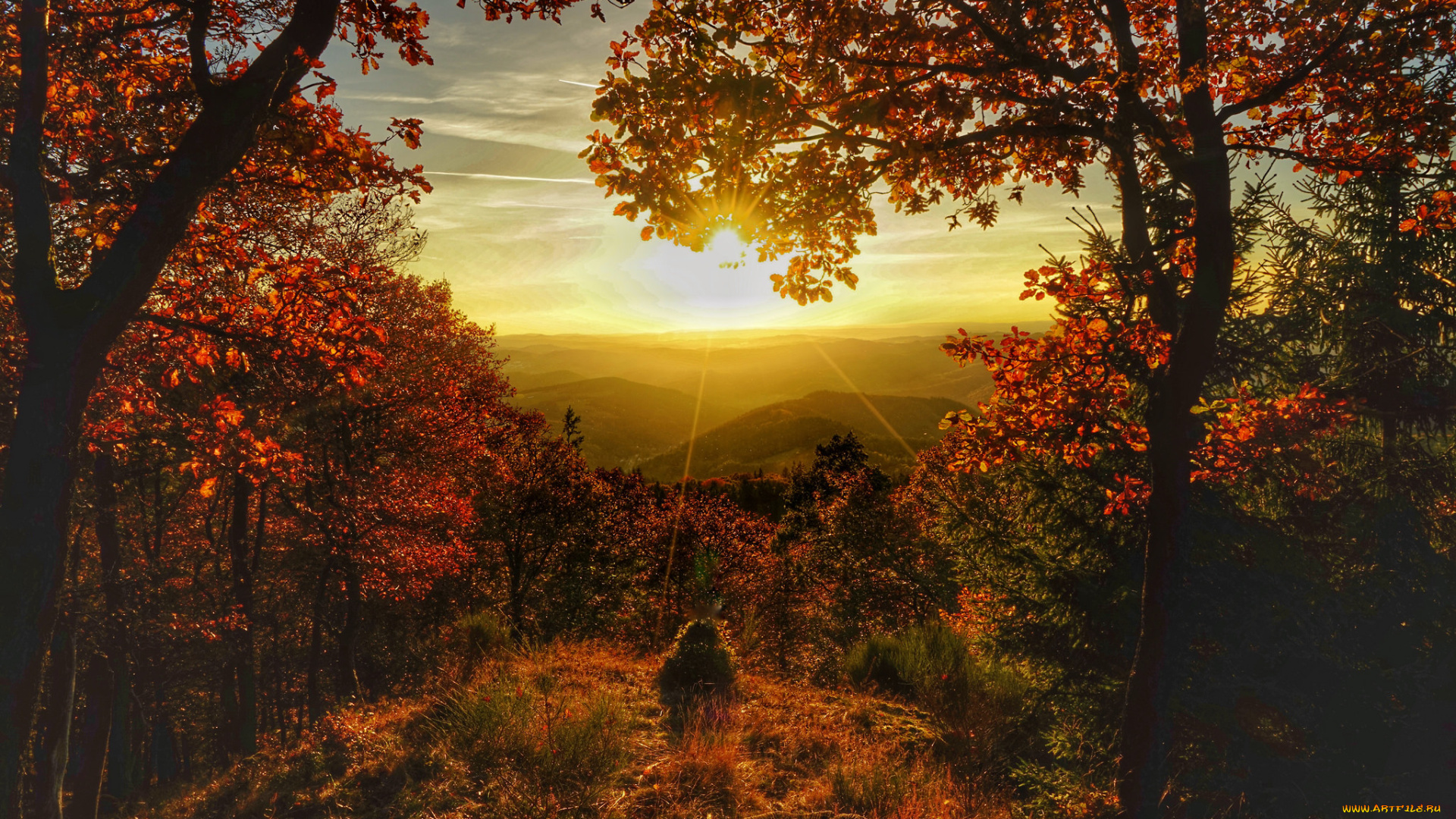 природа, восходы, закаты, рассвет