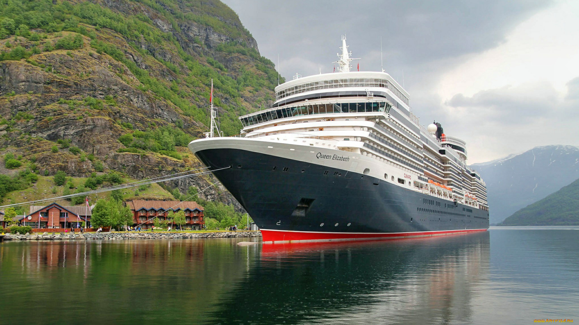 queen, elizabeth, корабли, лайнеры, лайнер, круиз