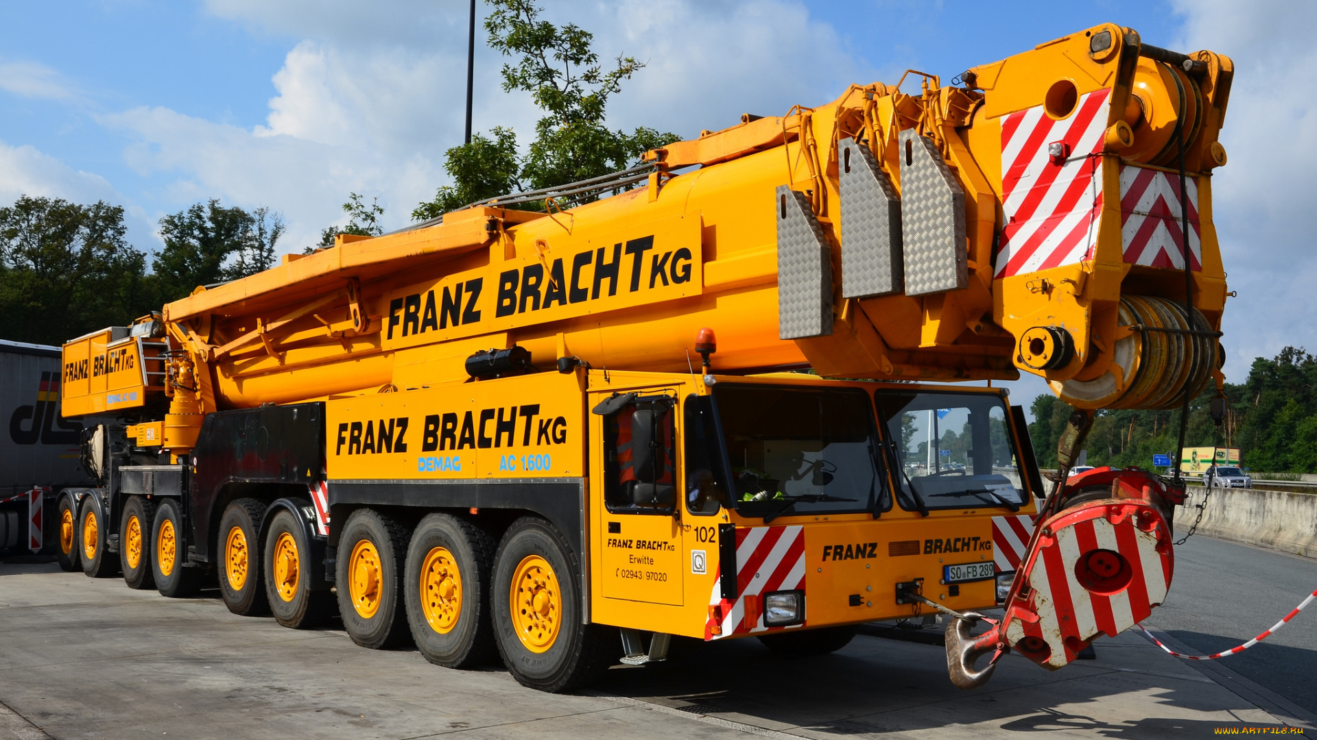 техника, краны, автокран
