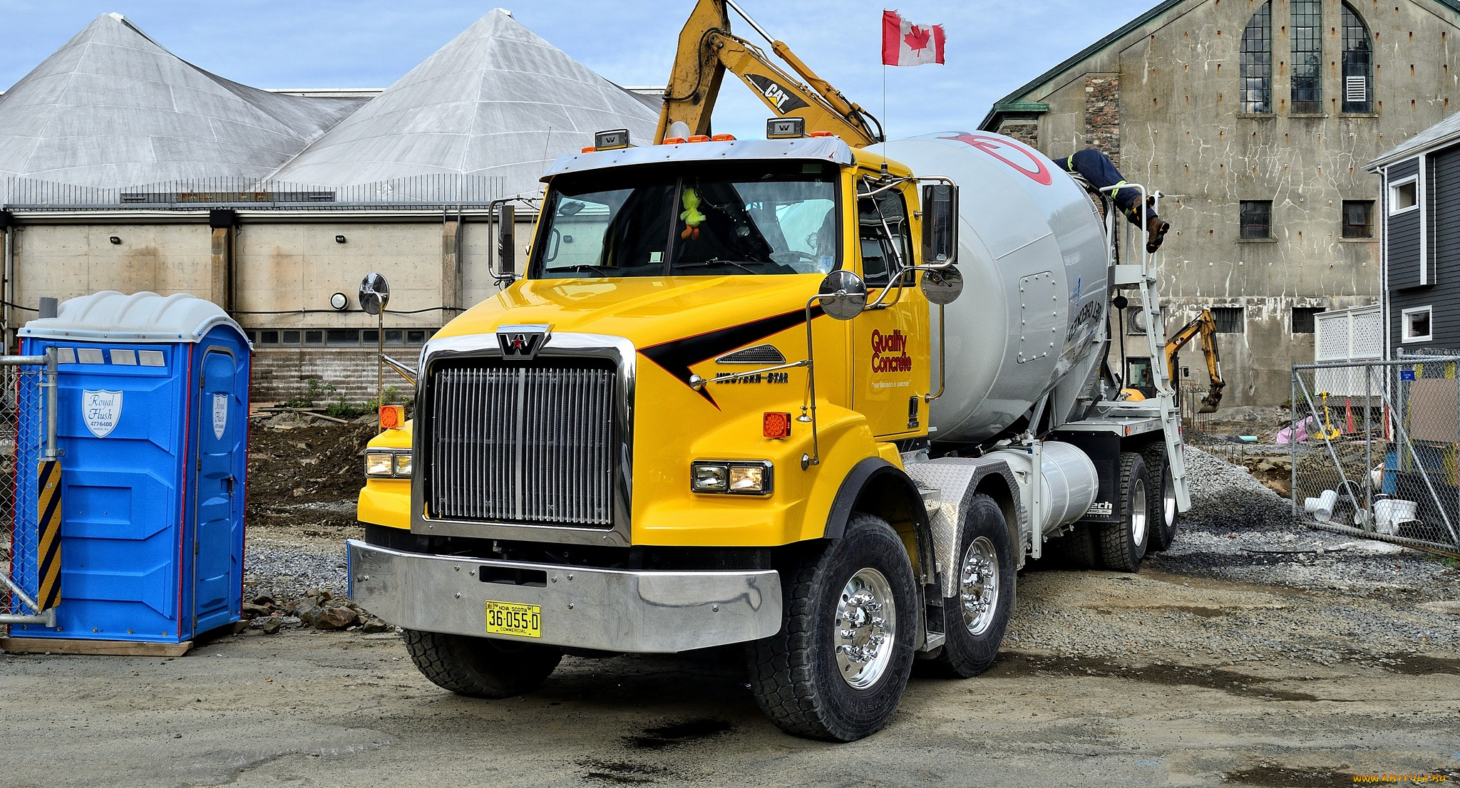 автомобили, western, star, миксер