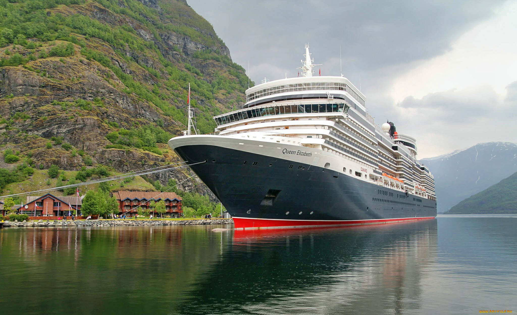 queen, elizabeth, корабли, лайнеры, лайнер, круиз