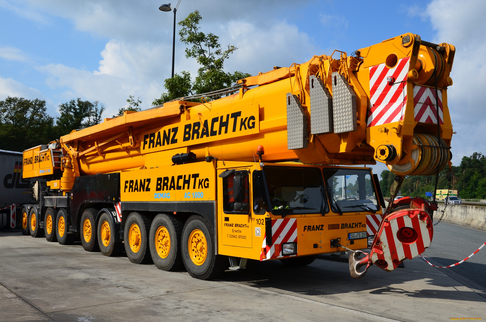 техника, краны, автокран