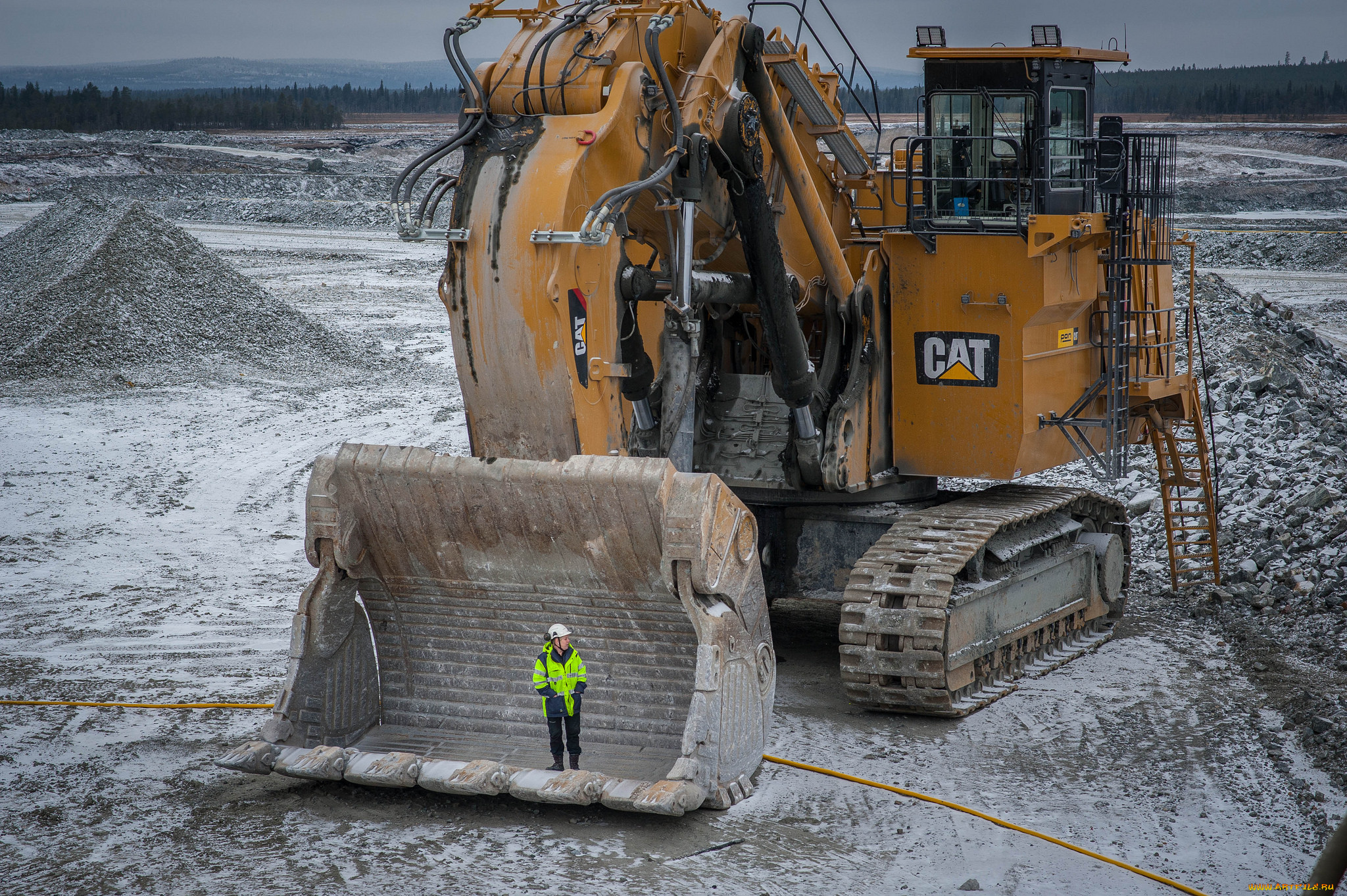 техника, экскаваторы, монстр