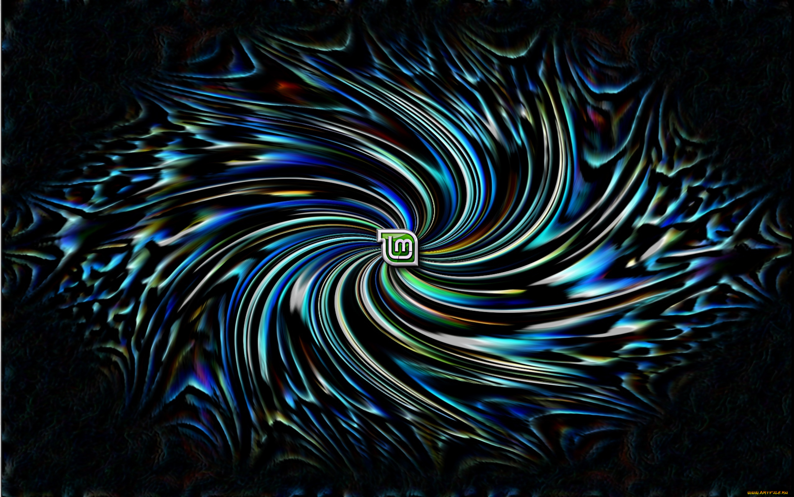 компьютеры, linux, логотип, фон