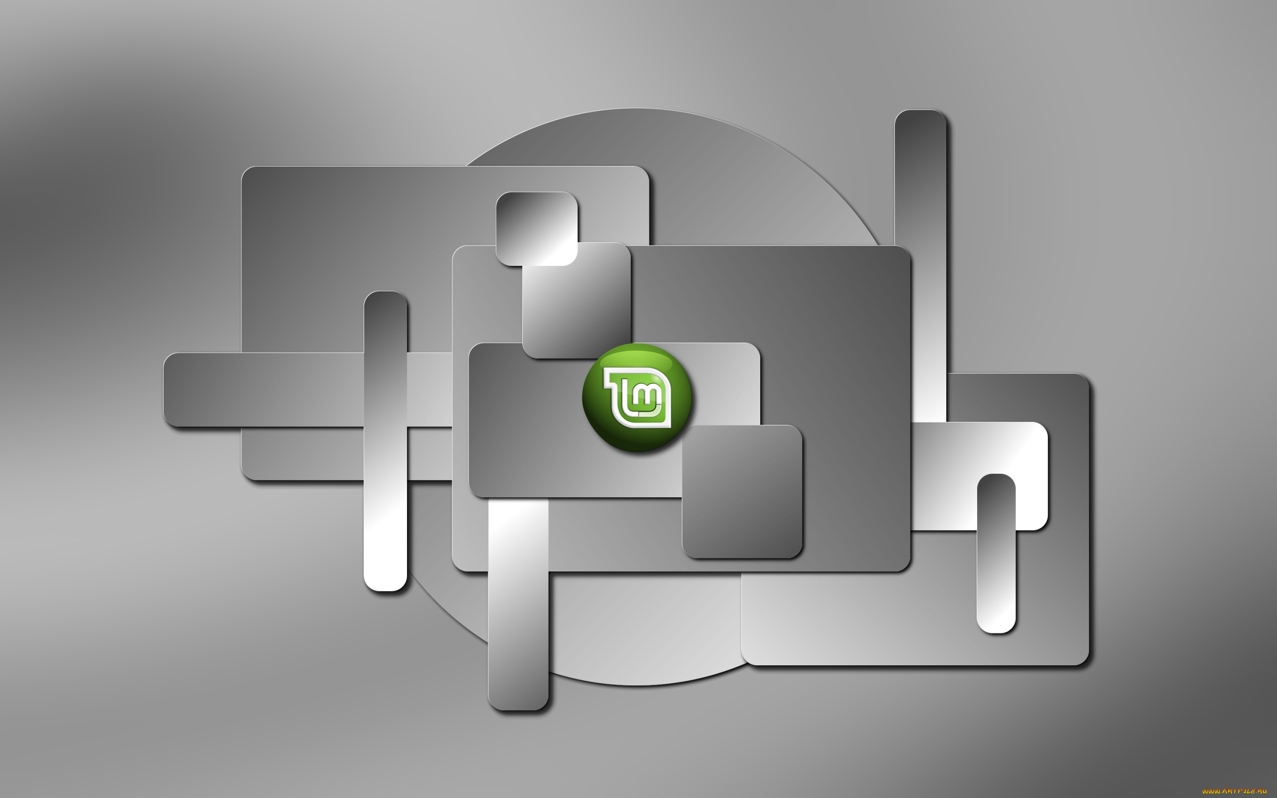 компьютеры, linux, логотип, фон