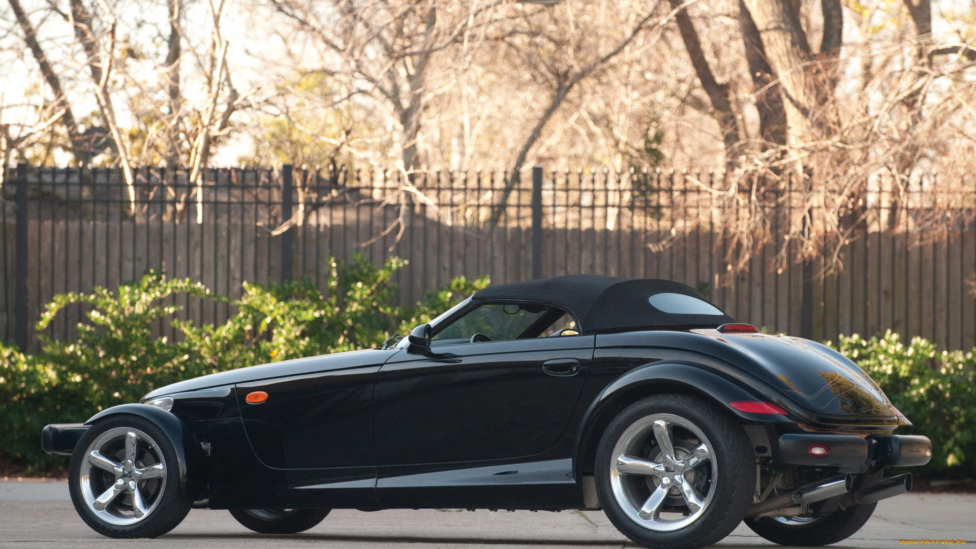 plymouth, prowler, 1997, автомобили, plymouth, prowler, 1997, чёрный