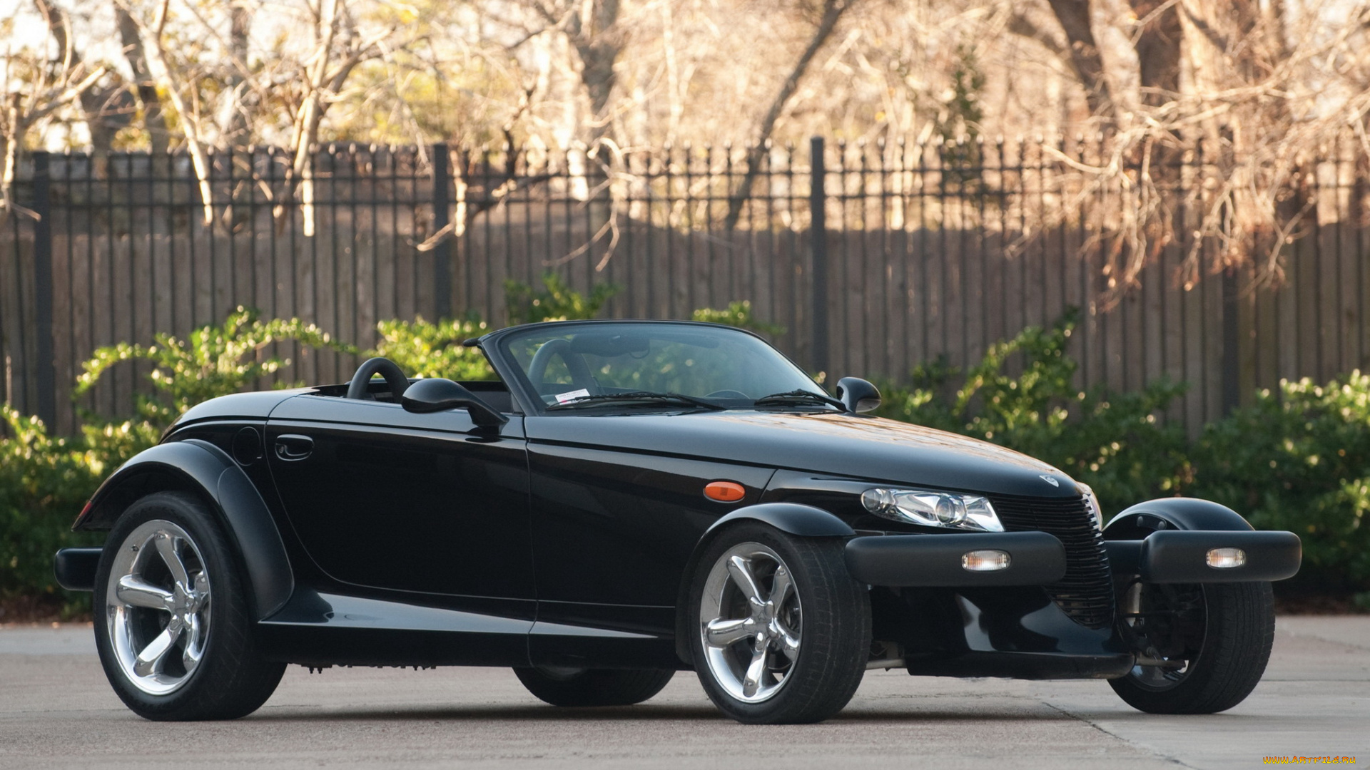 plymouth, prowler, 1997, автомобили, plymouth, prowler, 1997, чёрный