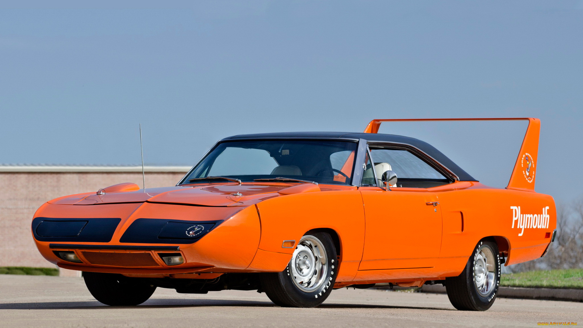 plymouth, road, runner, superbird, 1969, автомобили, plymouth, road, runner, superbird, 1969, оранжевый