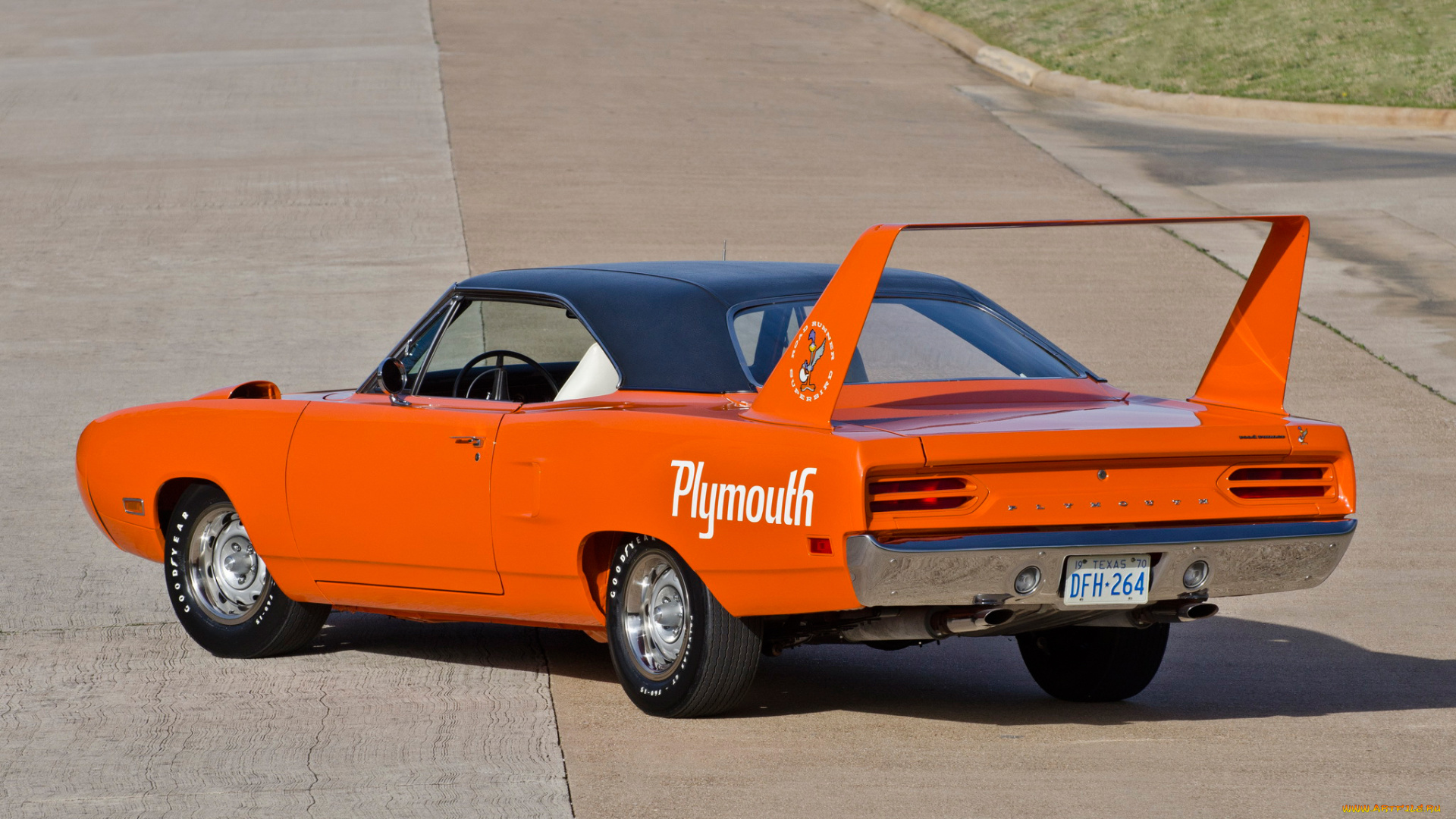 plymouth, road, runner, superbird, 1969, автомобили, plymouth, road, runner, superbird, 1969, оранжевый