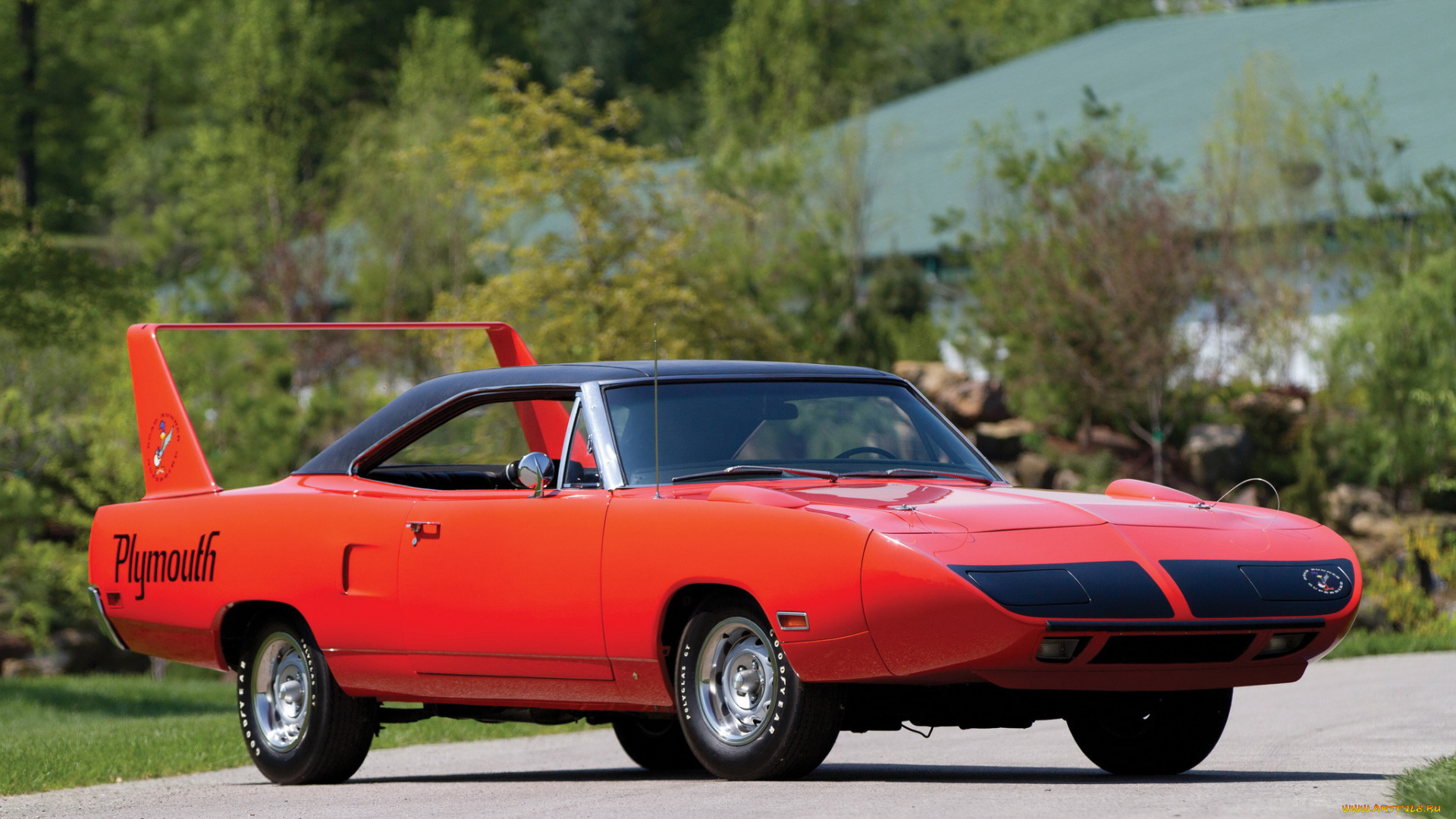 plymouth, road, runner, superbird, 1969, автомобили, plymouth, road, runner, superbird, 1969, оранжевый