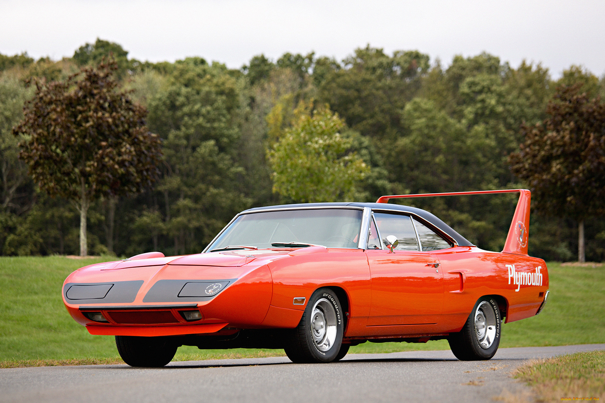plymouth, road, runner, superbird, 1969, автомобили, plymouth, road, runner, superbird, 1969, оранжевый