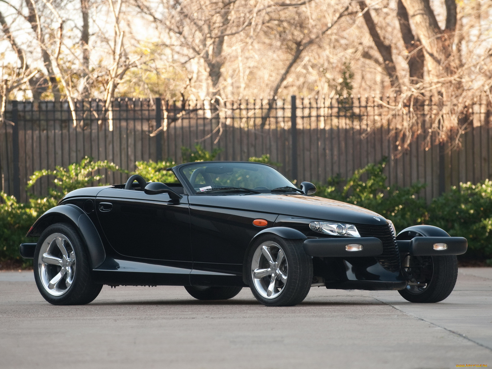 plymouth, prowler, 1997, автомобили, plymouth, prowler, 1997, чёрный