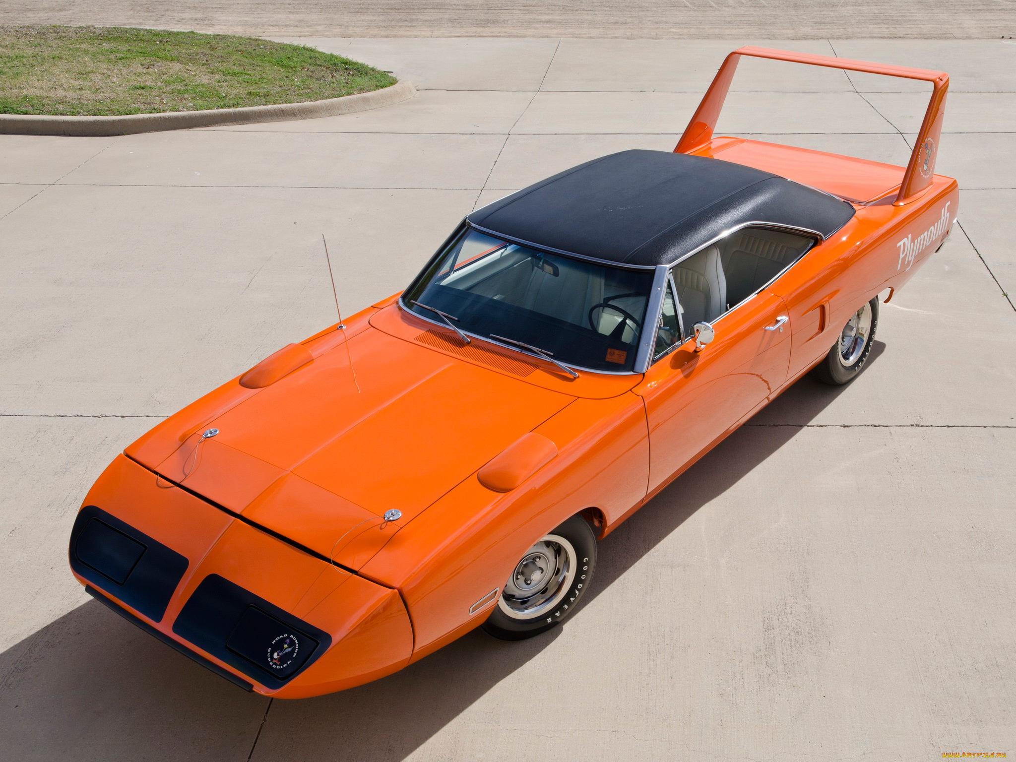 plymouth, road, runner, superbird, 1969, автомобили, plymouth, road, runner, superbird, 1969, оранжевый