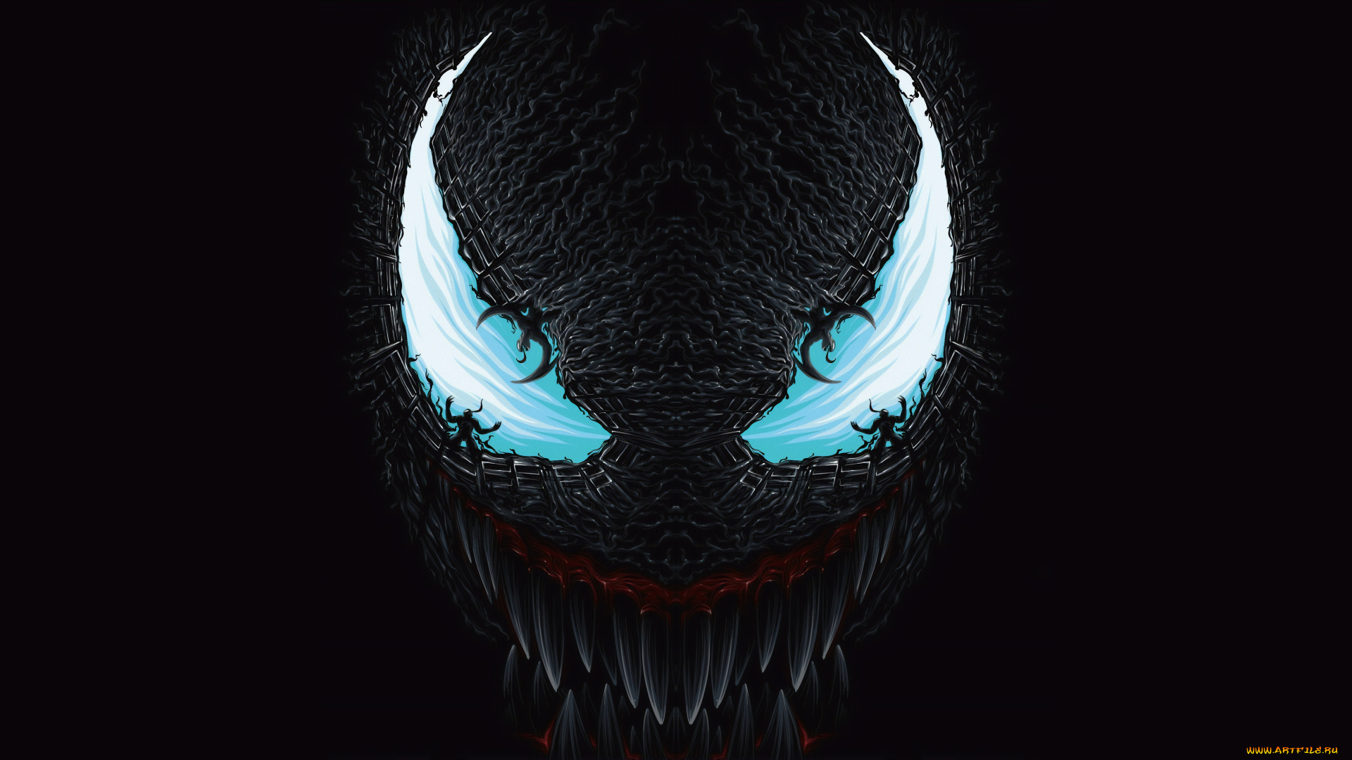 рисованное, кино, веном