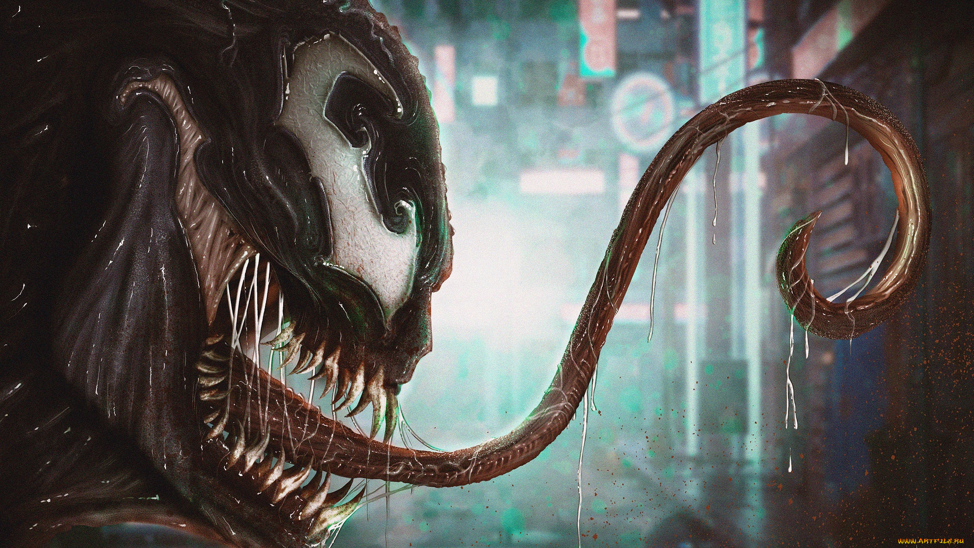 рисованное, кино, веном