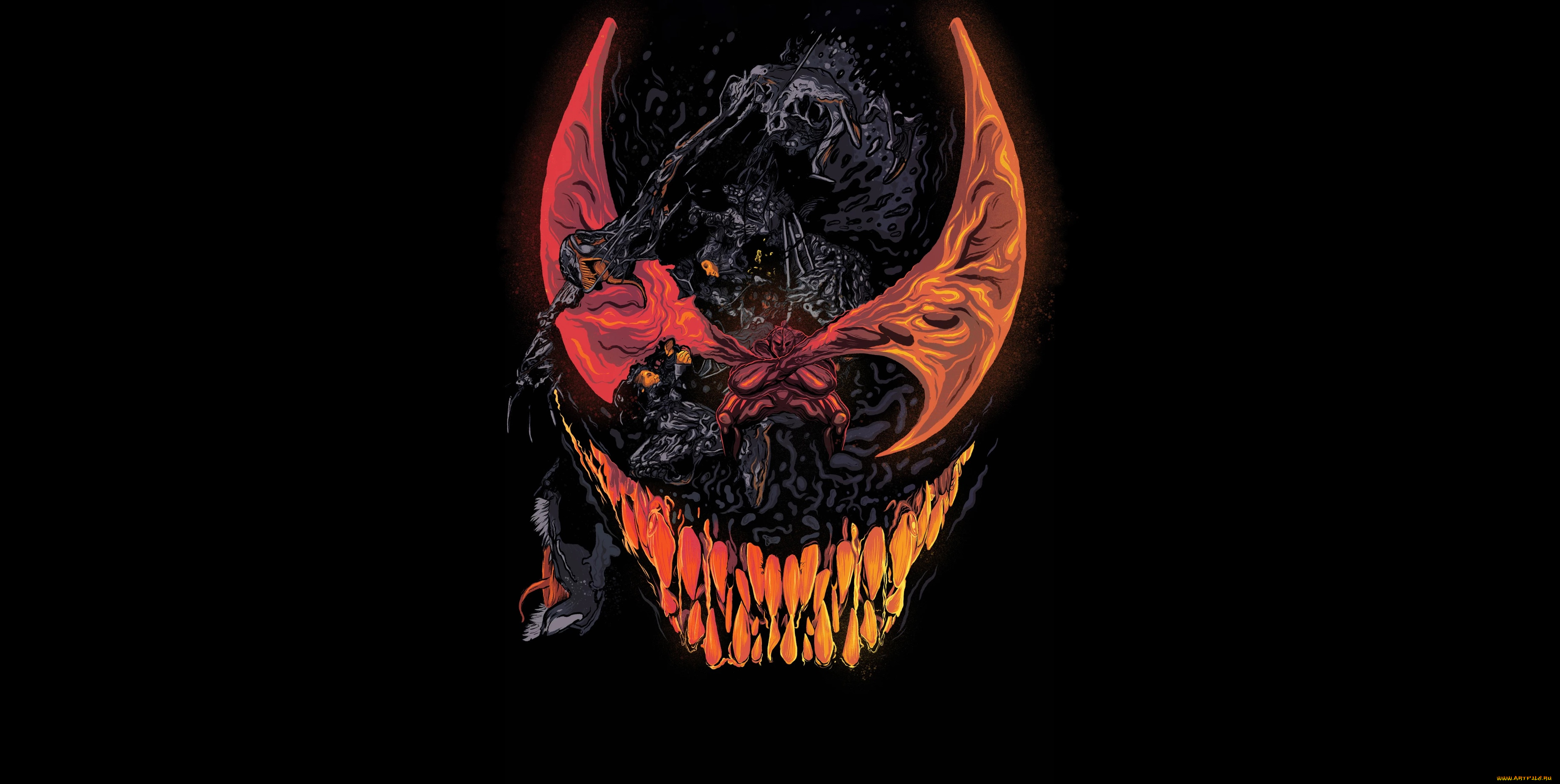 рисованное, комиксы, веном