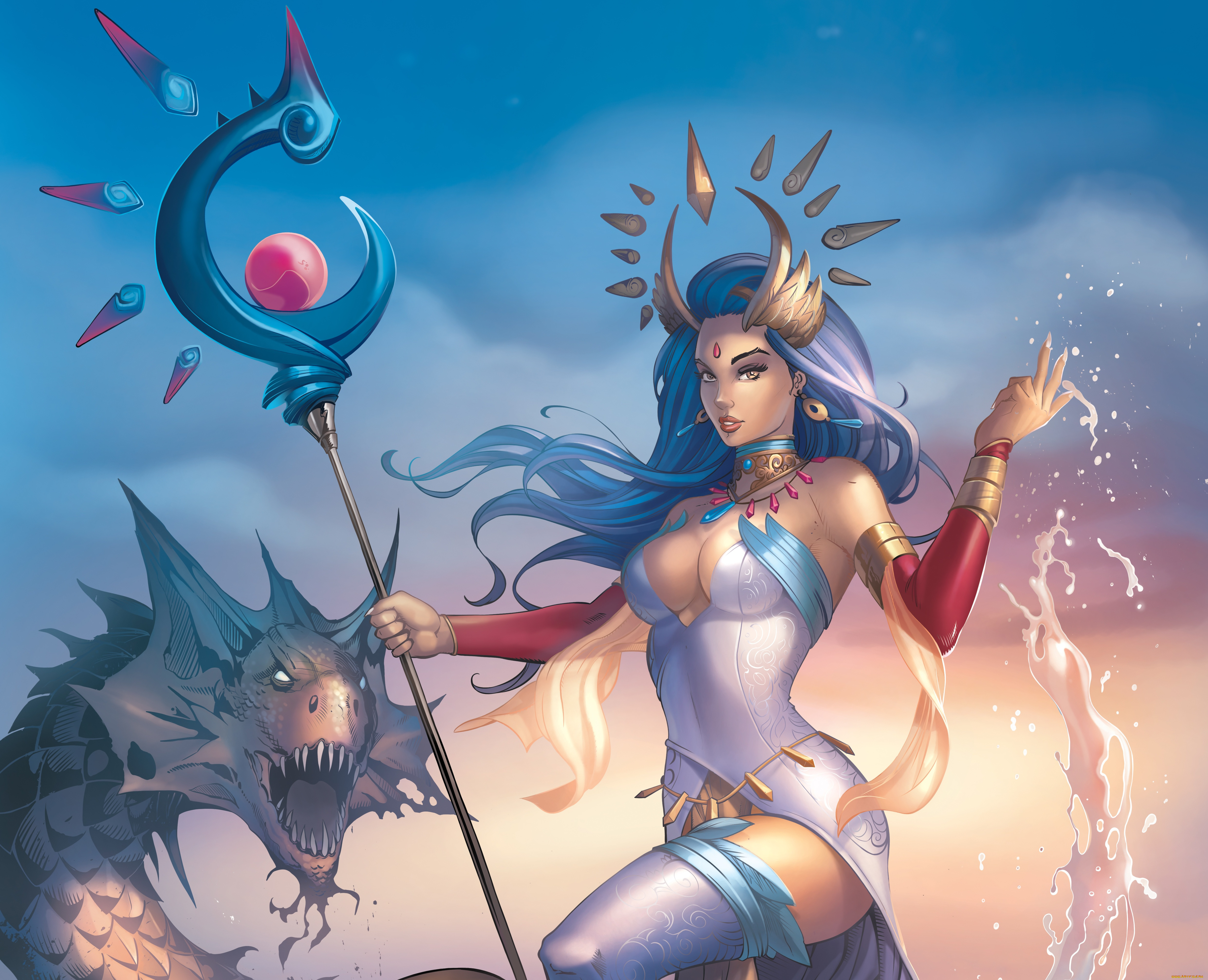 фэнтези, красавицы, и, чудовища, lana, solaris