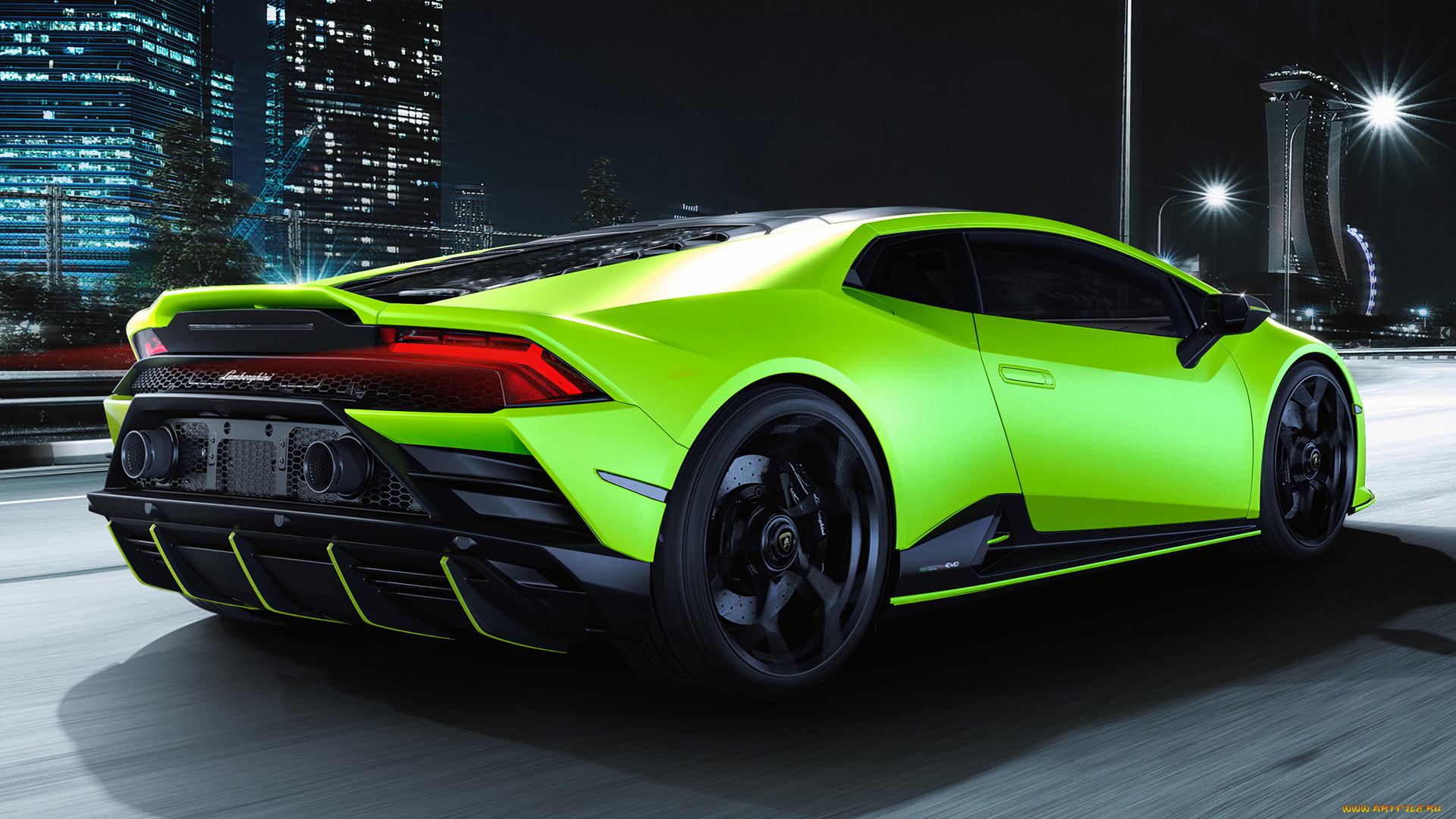 lamborghini, huracan, evo, fluo, capsule, 2020, автомобили, lamborghini, huracan, evo, fluo, capsule, 2020