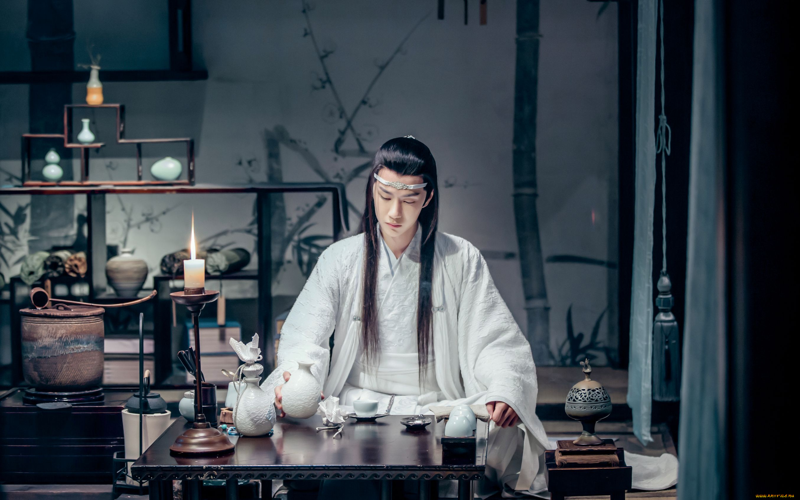 кино, фильмы, the, untamed, лань, ванцзи, кувшин, стол