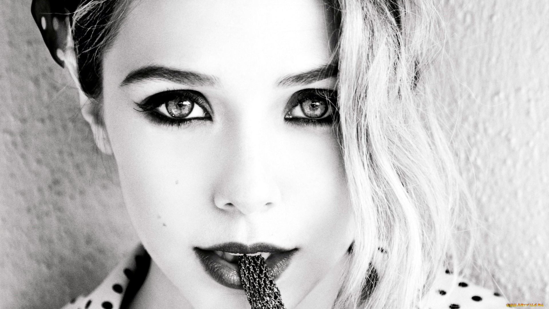 девушки, elizabeth, olsen, монохром