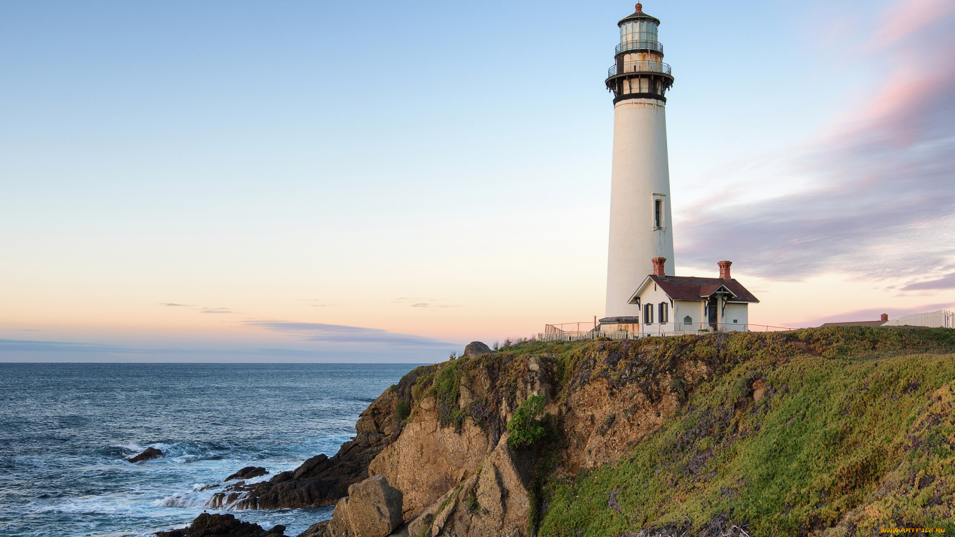 pigeon, point, lighthouse, california, природа, маяки, pigeon, point, lighthouse