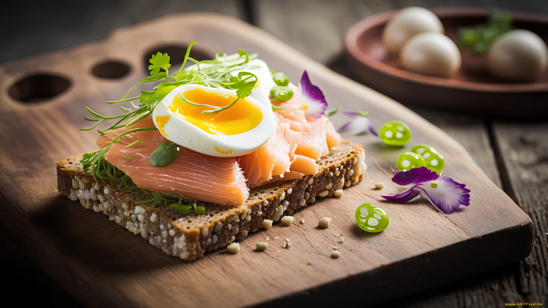 3д, графика, еда-, food, бутерброд