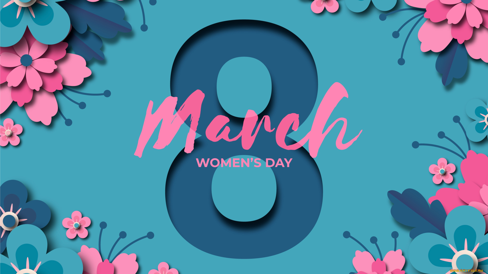 праздничные, международный, женский, день, -, 8, марта, дата, цветы