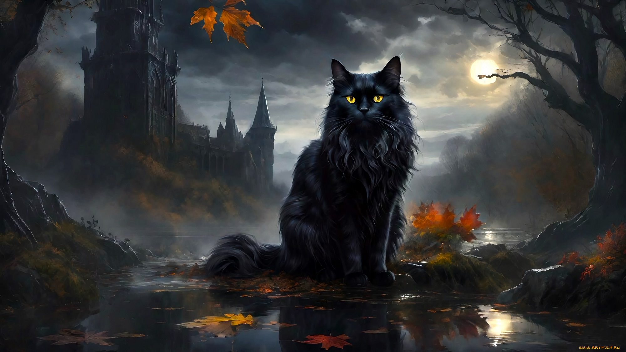 рисованное, животные, , коты, кот, кошка