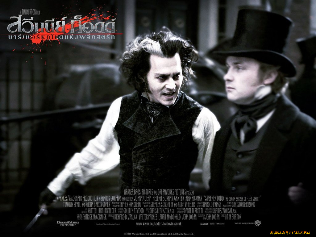 sweeney, todd, the, demon, barber, of, fleet, street, кино, фильмы