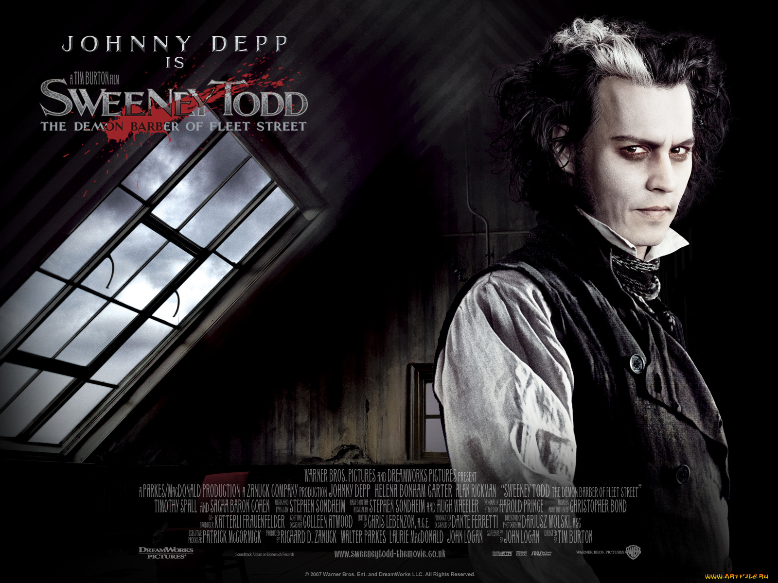 sweeney, todd, the, demon, barber, of, fleet, street, кино, фильмы