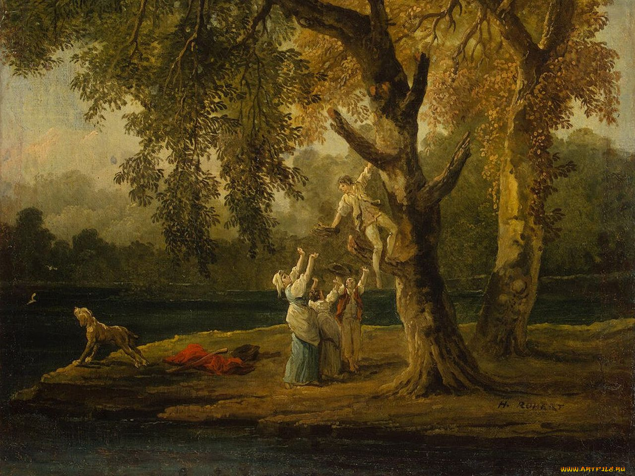 hubert, robert, рисованные