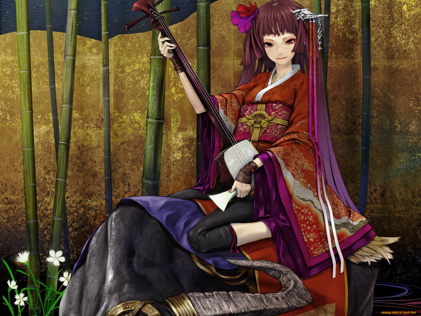 аниме, headphones, instrumental