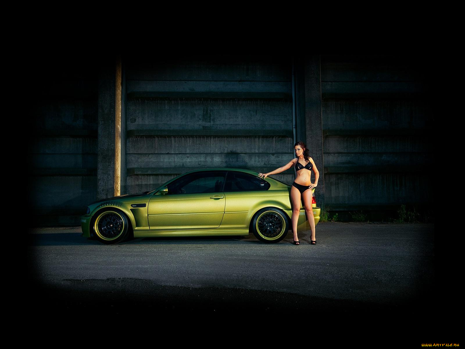 автомобили, авто, девушками