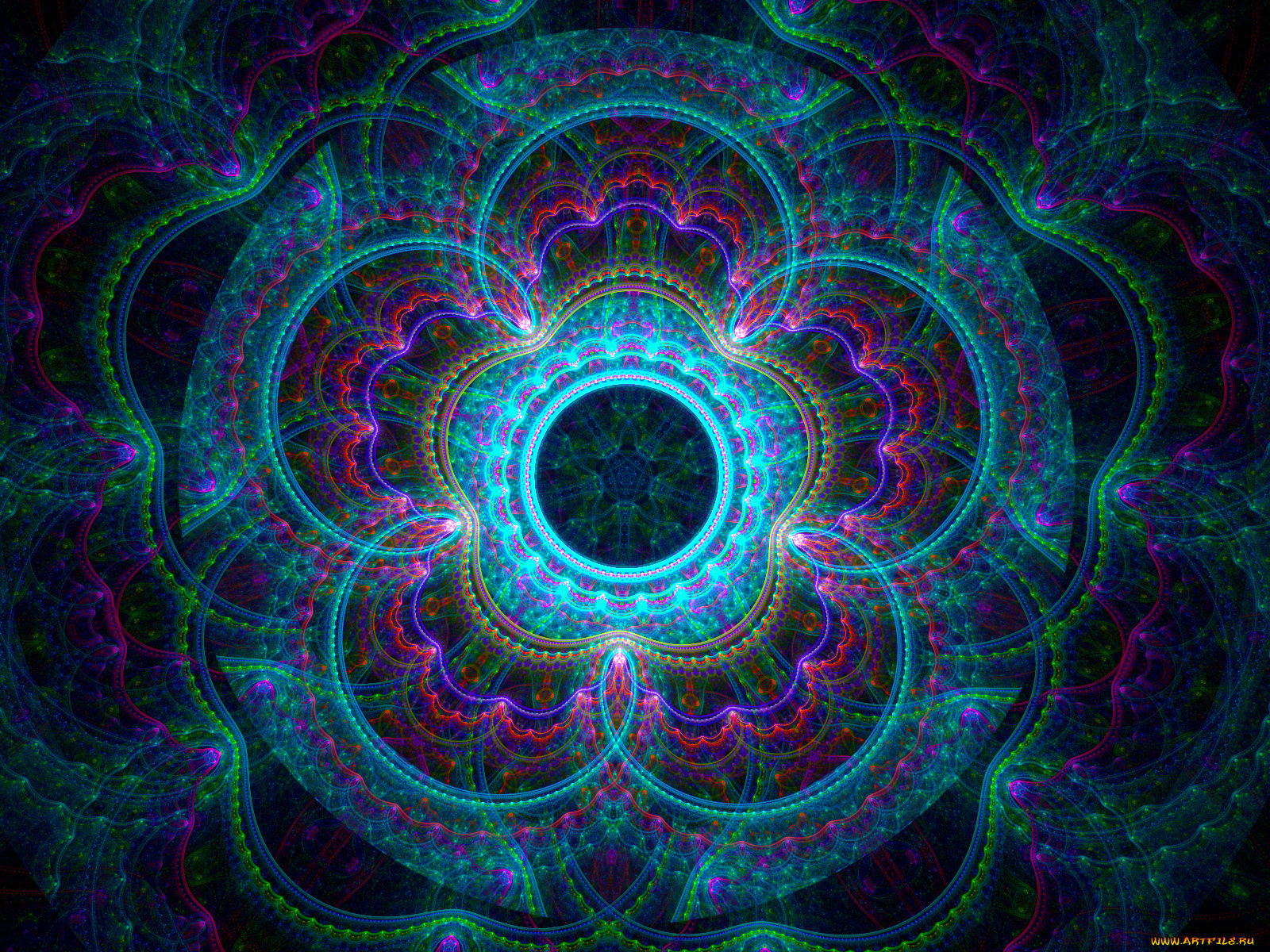 3д, графика, fractal, фракталы, узор, фон