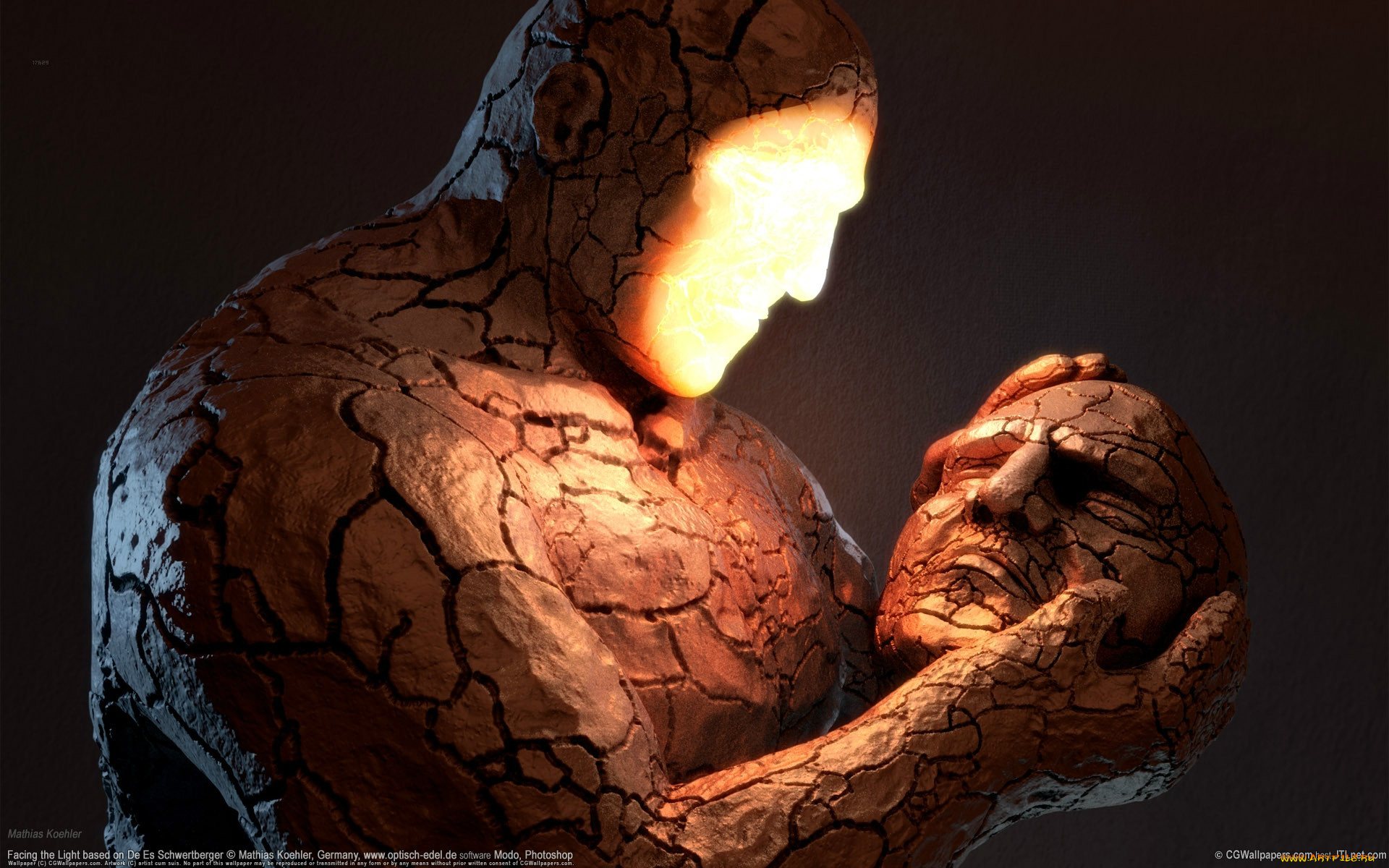 mathias, koehler, фэнтези, существа, лицо, свет