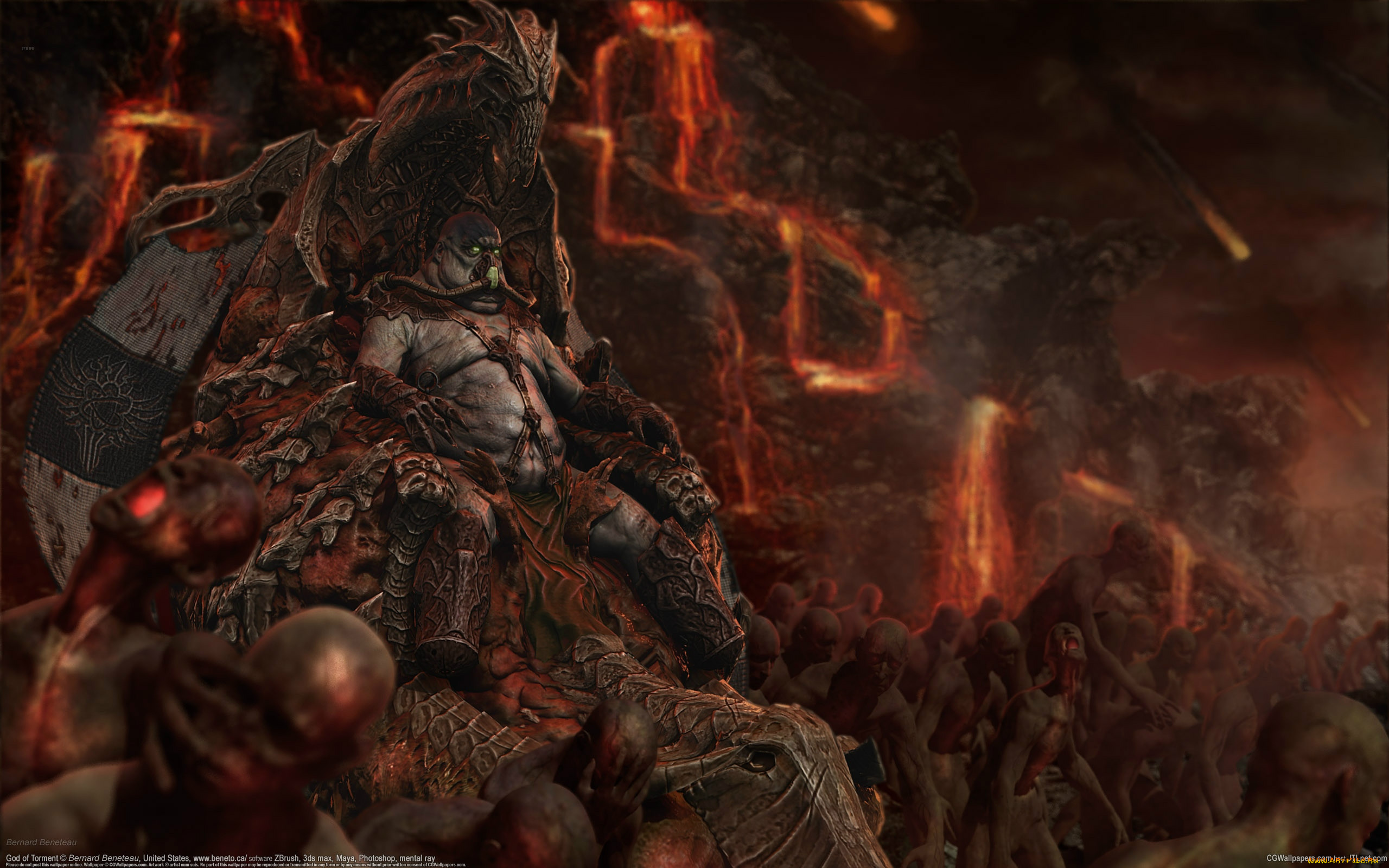 bernard, beneteau, фэнтези, нежить, существа, дракон