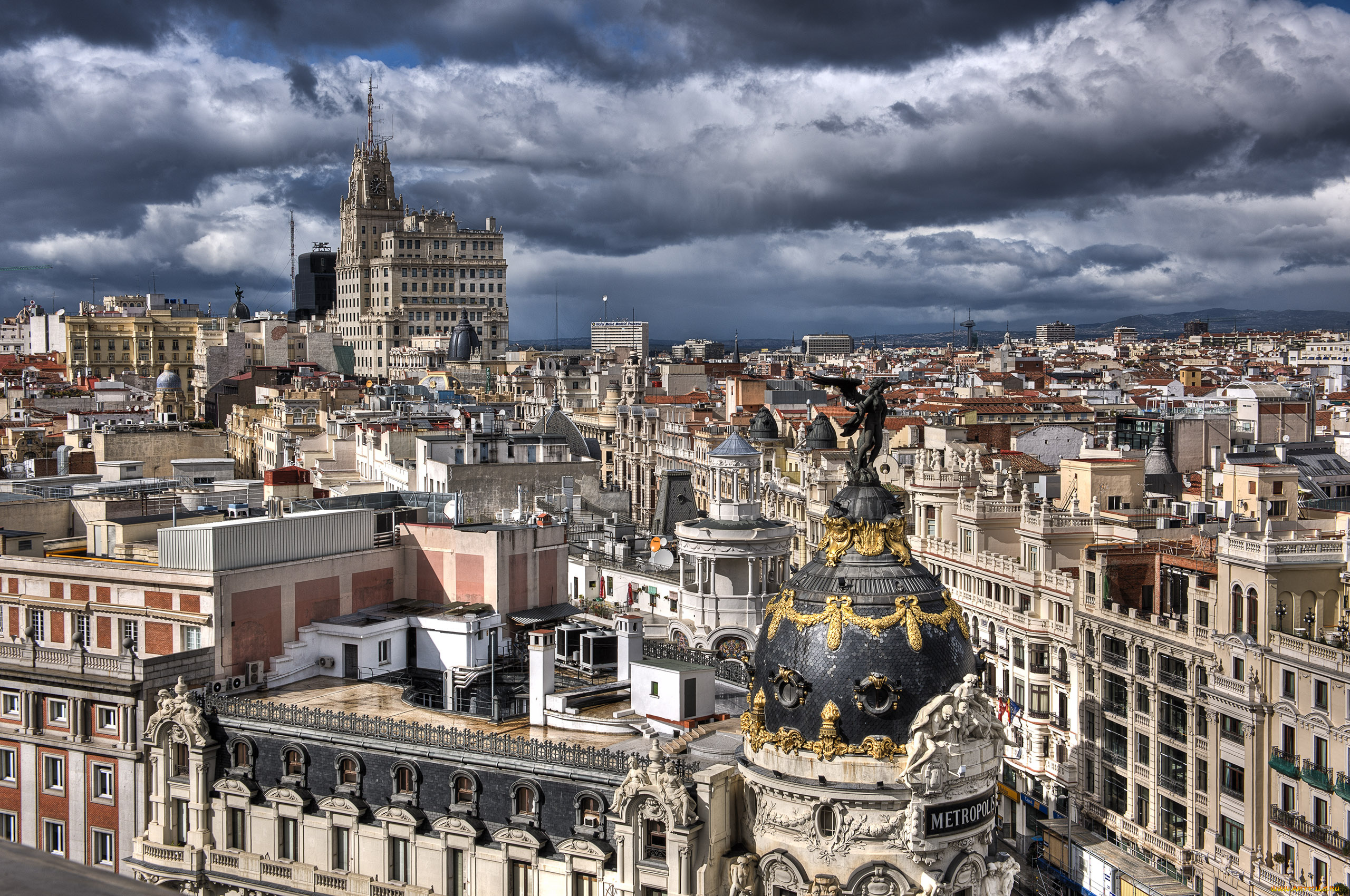 madrid, spain, города, мадрид, испания, здания