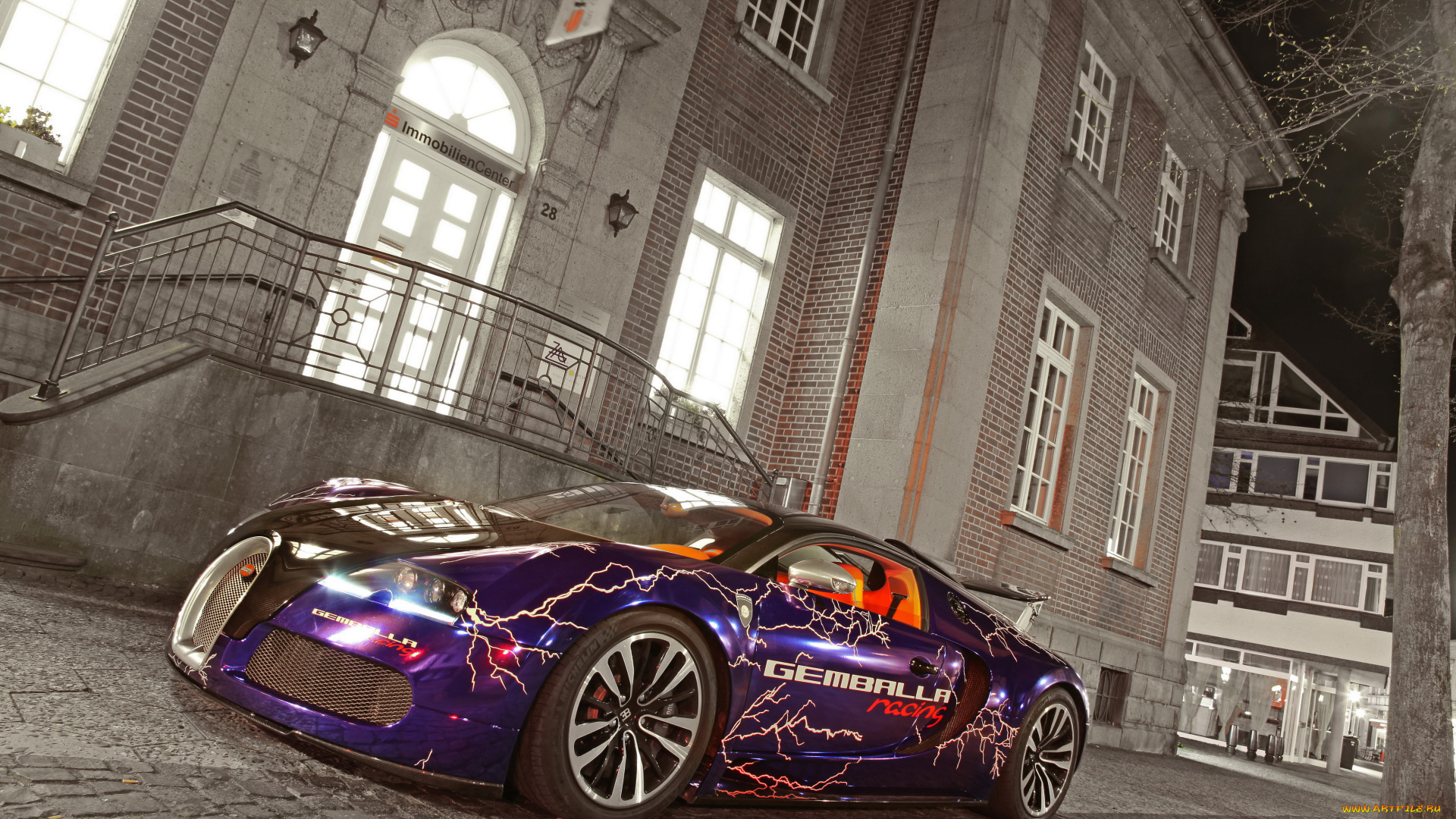 2012, bugatti, veyron, sang, noir, автомобили