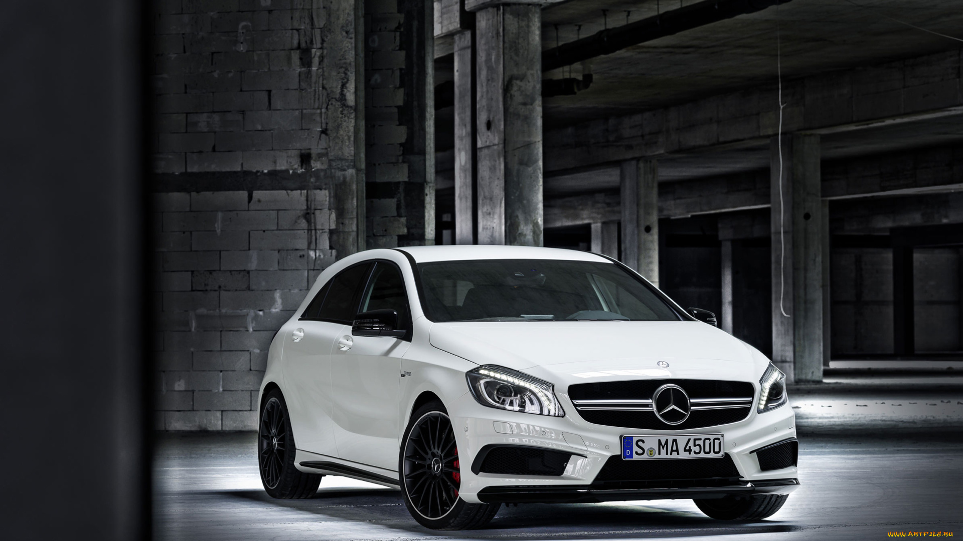 автомобили, mercedes, benz, a45, amg, sedan