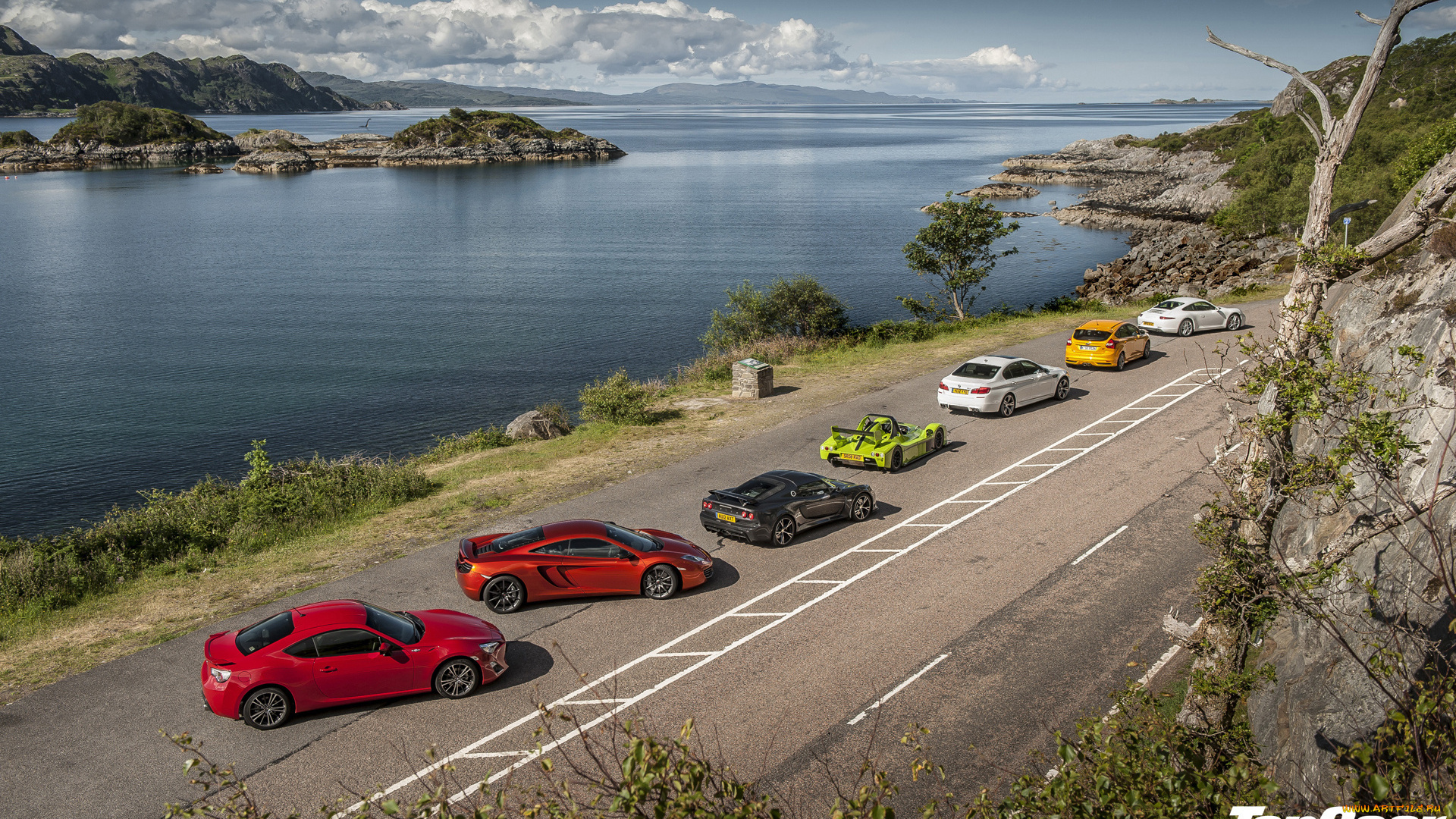 кино, фильмы, top, gear, дорога, облака, озеро