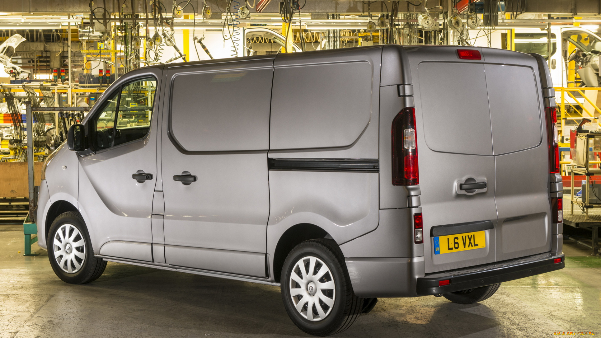 автомобили, vauxhall, 2014, van, vivaro, серый