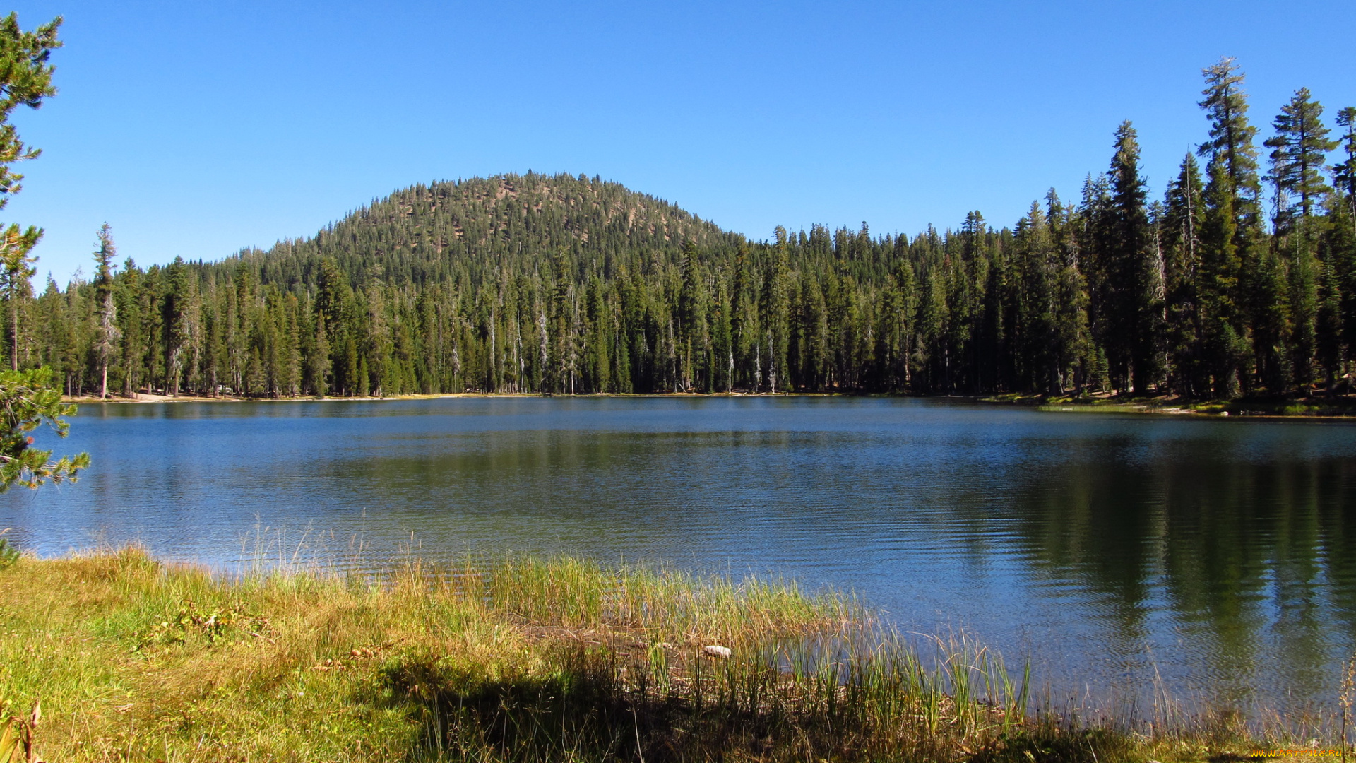 lassen, volcanic, national, park, сша, природа, реки, озера, парк, сша, park, volcanic, lassen, лес, озеро