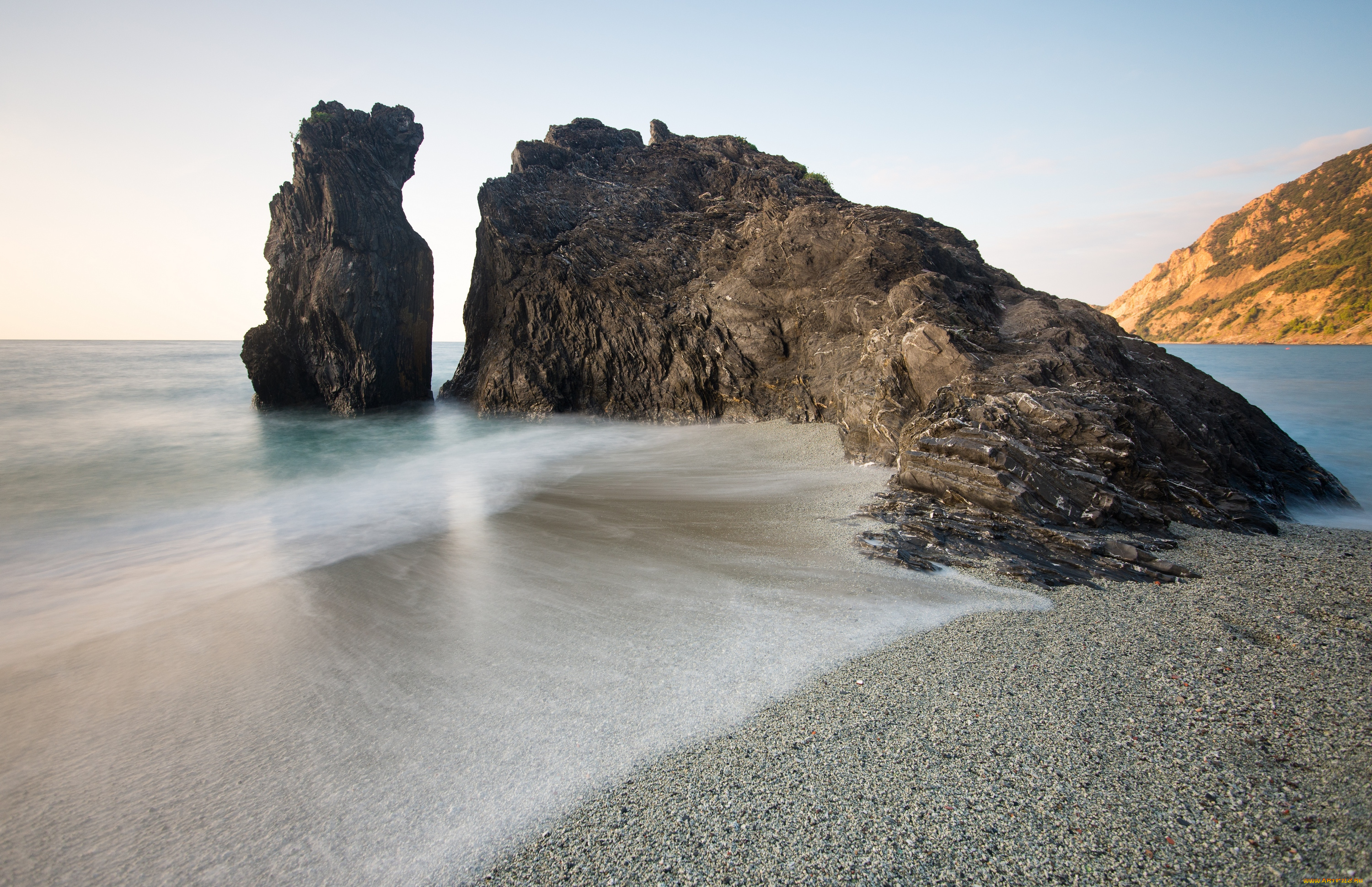 природа, побережье, океан