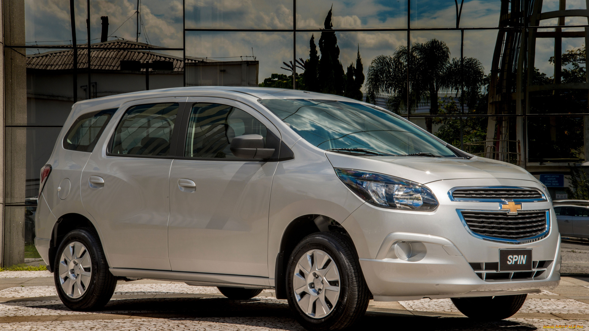 автомобили, chevrolet, spin, 2012г, светлый