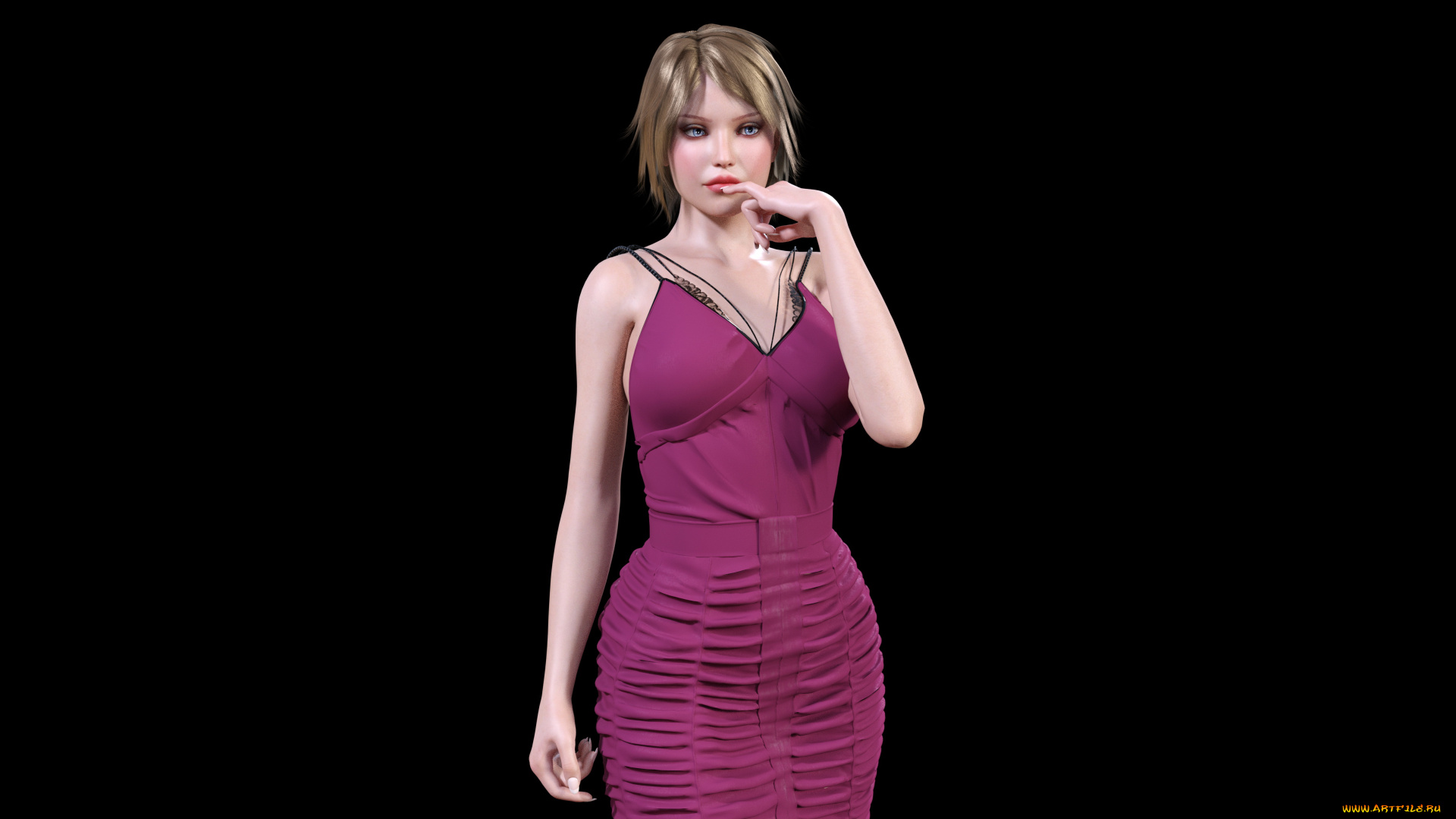 3д, графика, люди, , people, взгляд, фон, девушка