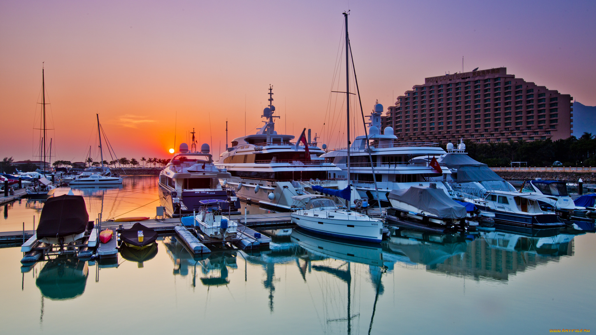 golden, coast, корабли, порты, , , причалы, закат, яхтклуб